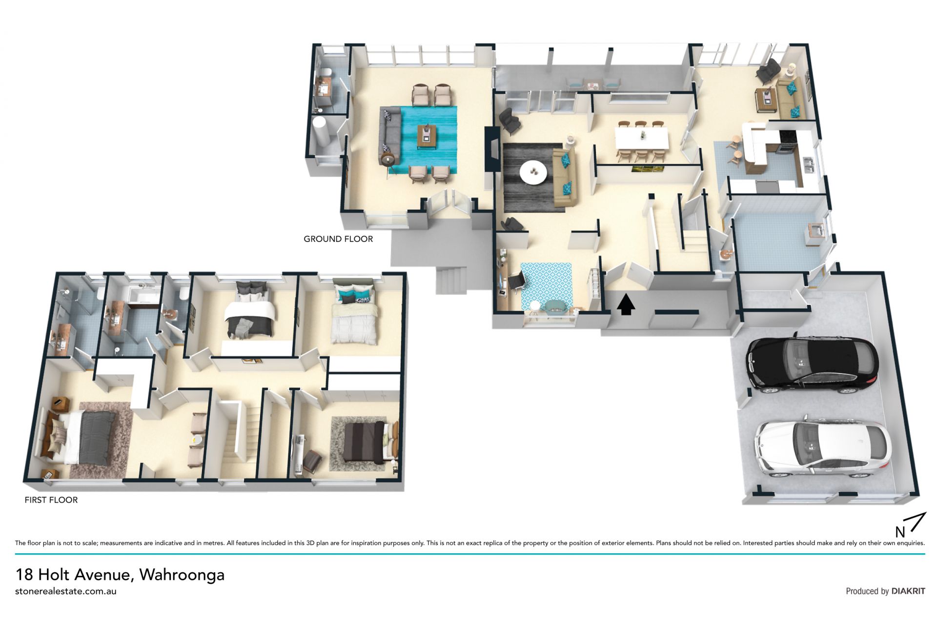 An abundance of relaxed, family living spaces