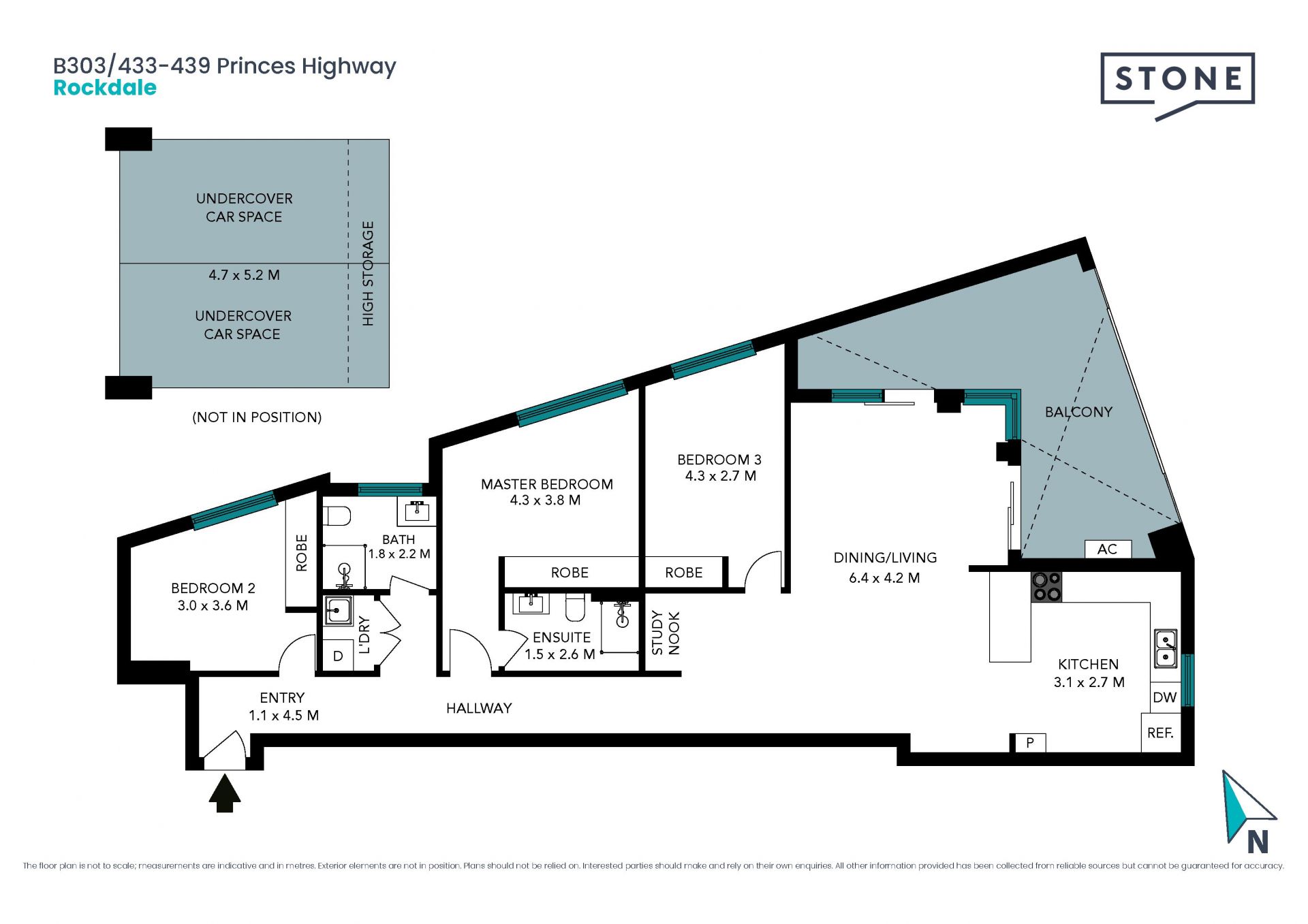 As-new house-sized unit in village hub