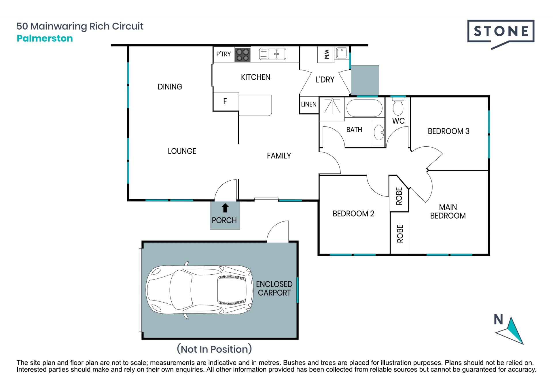 Freestanding single level living on a 500sqm block