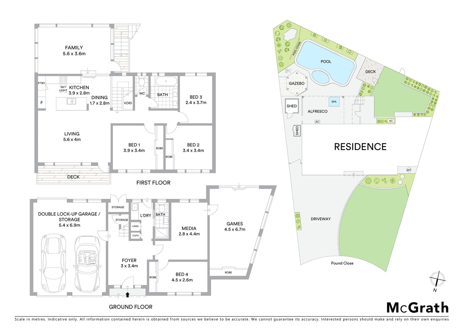 Large versatile family home with private outlook