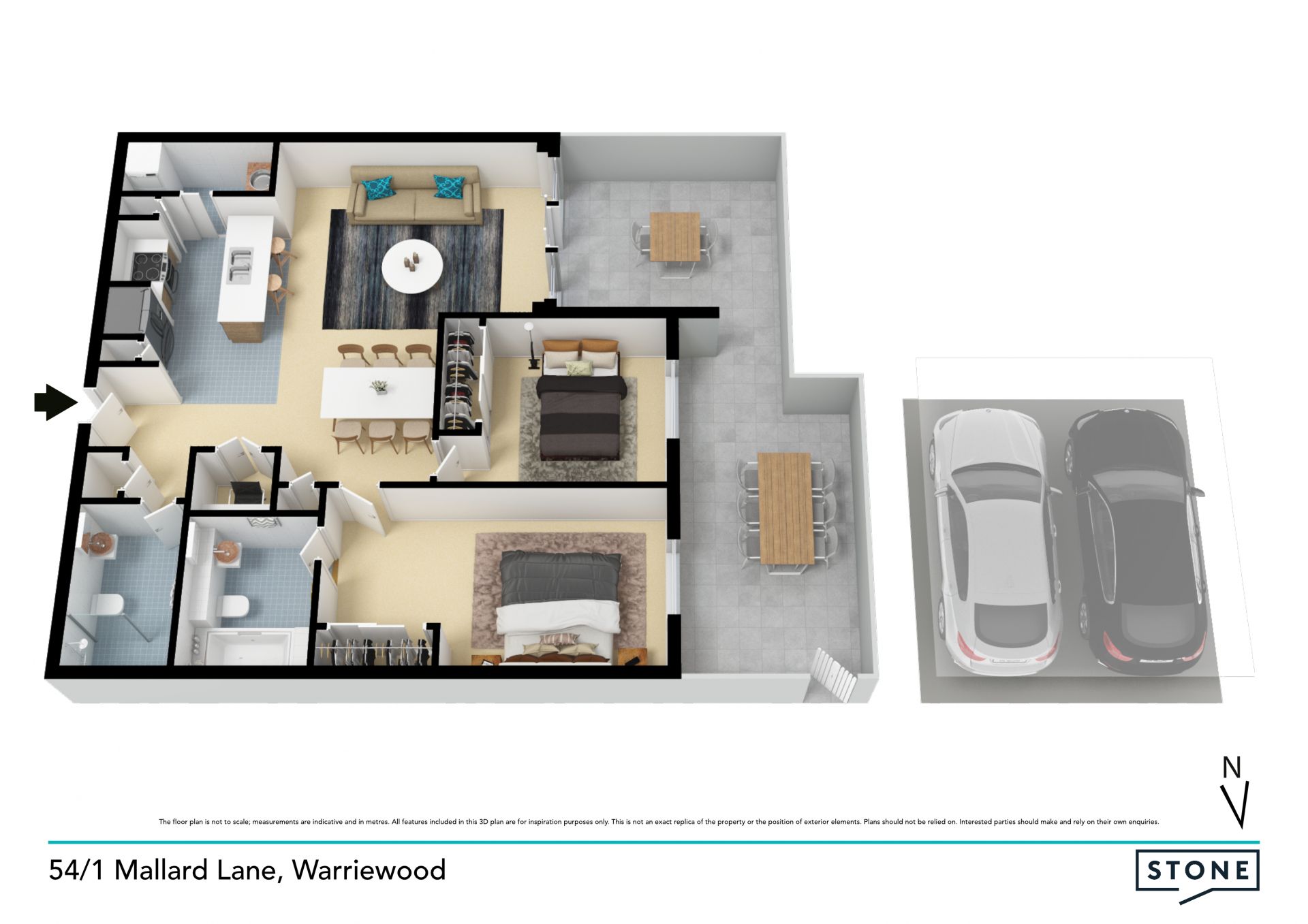 Stylish ground floor apartment offering comfort and convenience