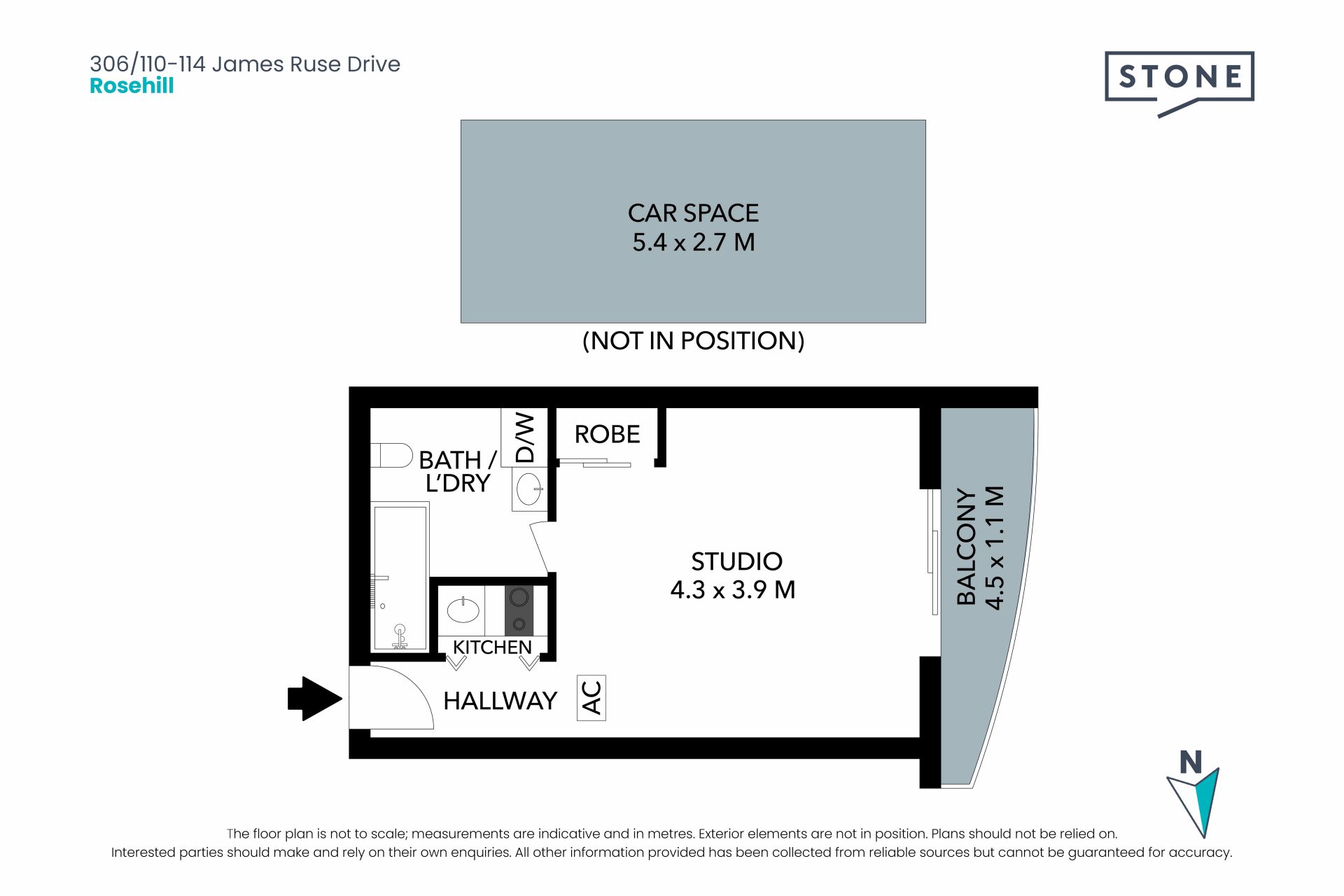 Resort style studio in convenient location