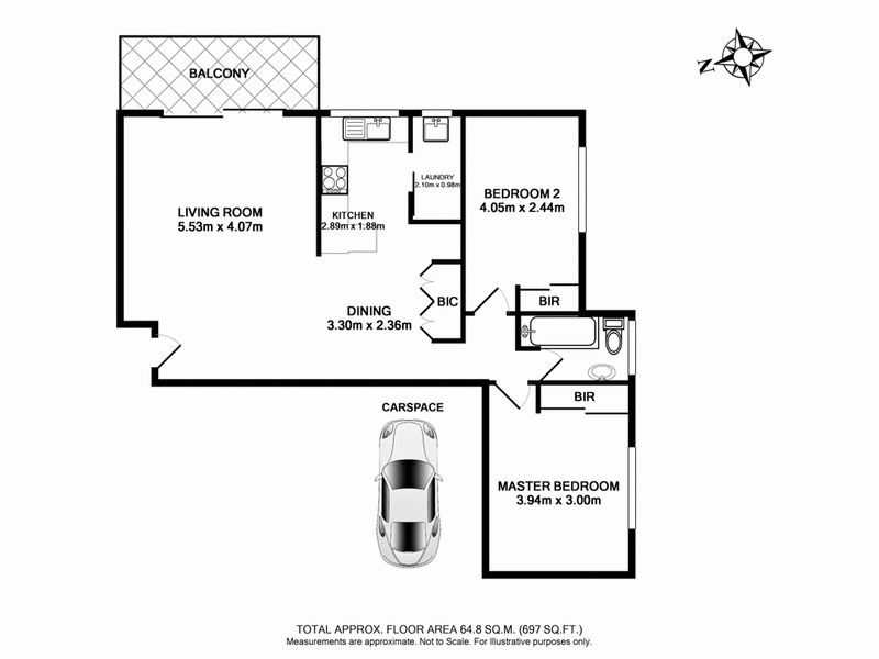 Sunny Top Floor Apartment