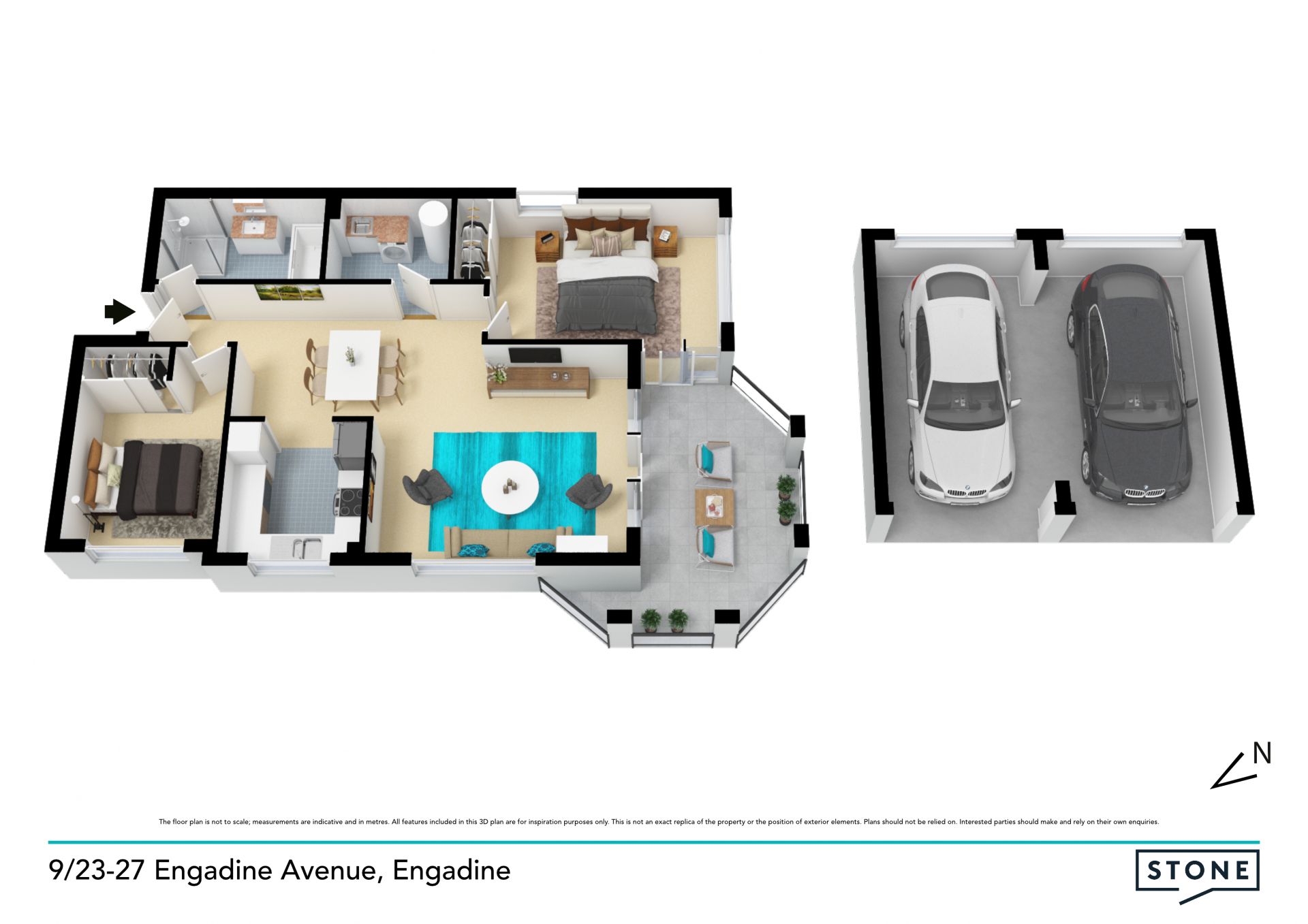 Modern and spacious