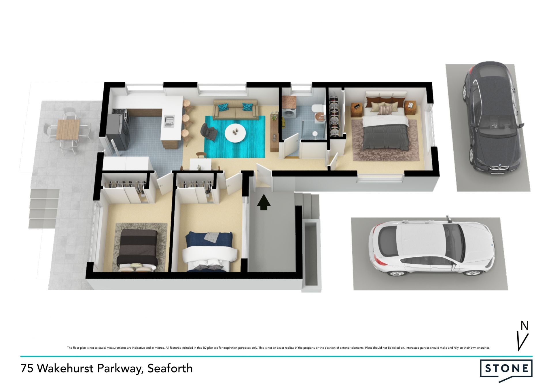 Renovated three bedroom home in convenient location