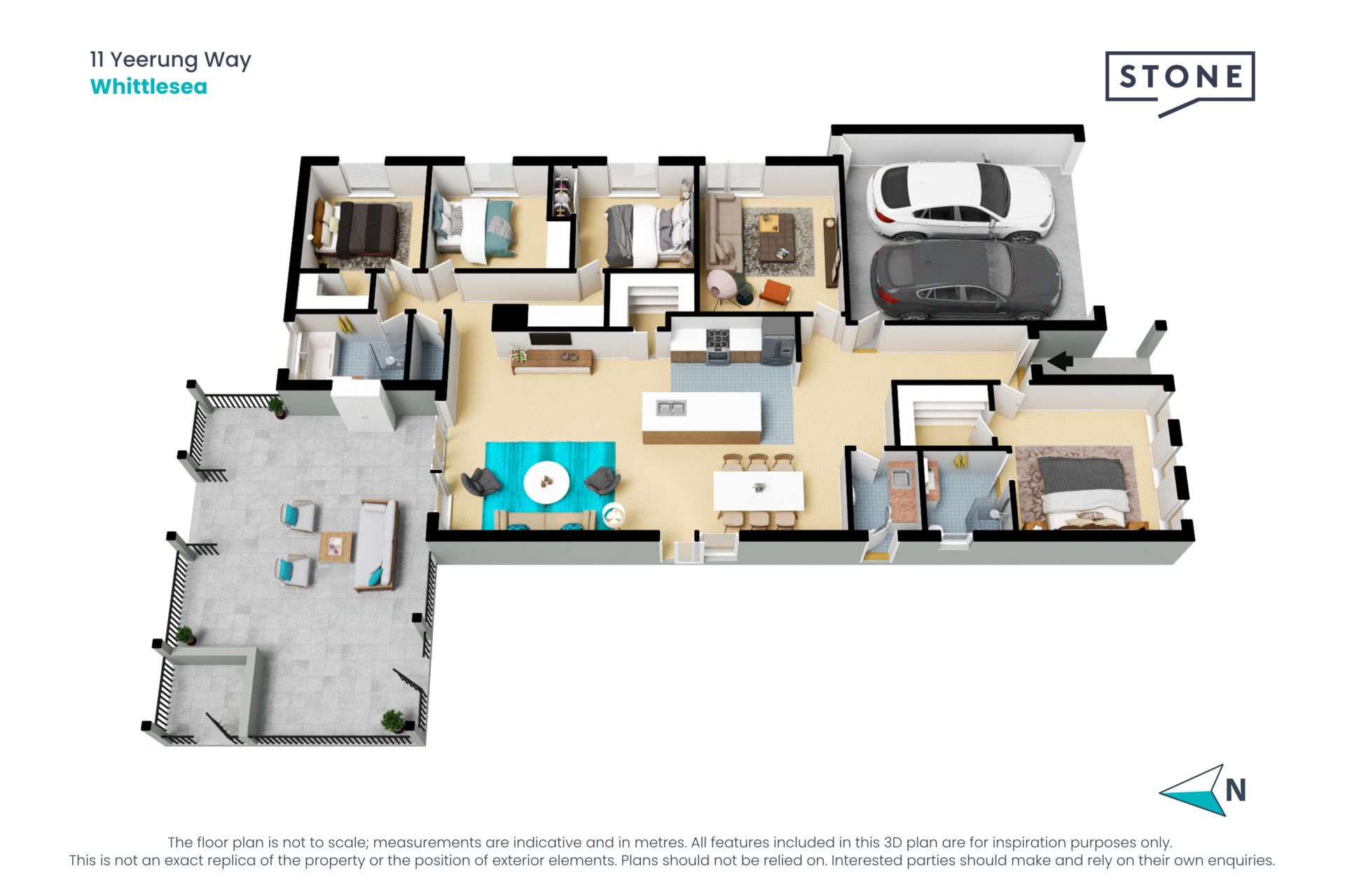 Spacious Living on 800m2 with side access