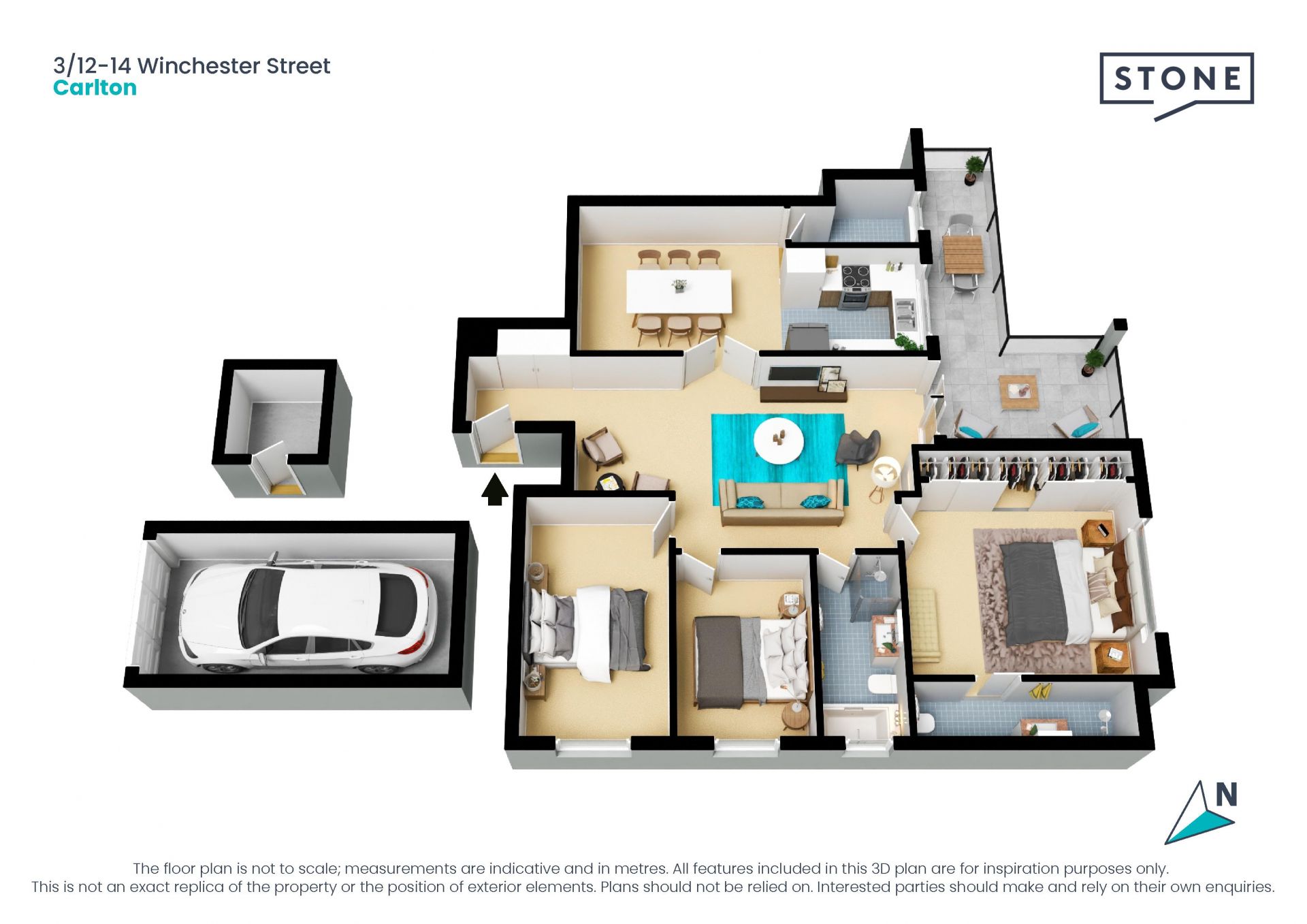 An ultra spacious first floor apartment
