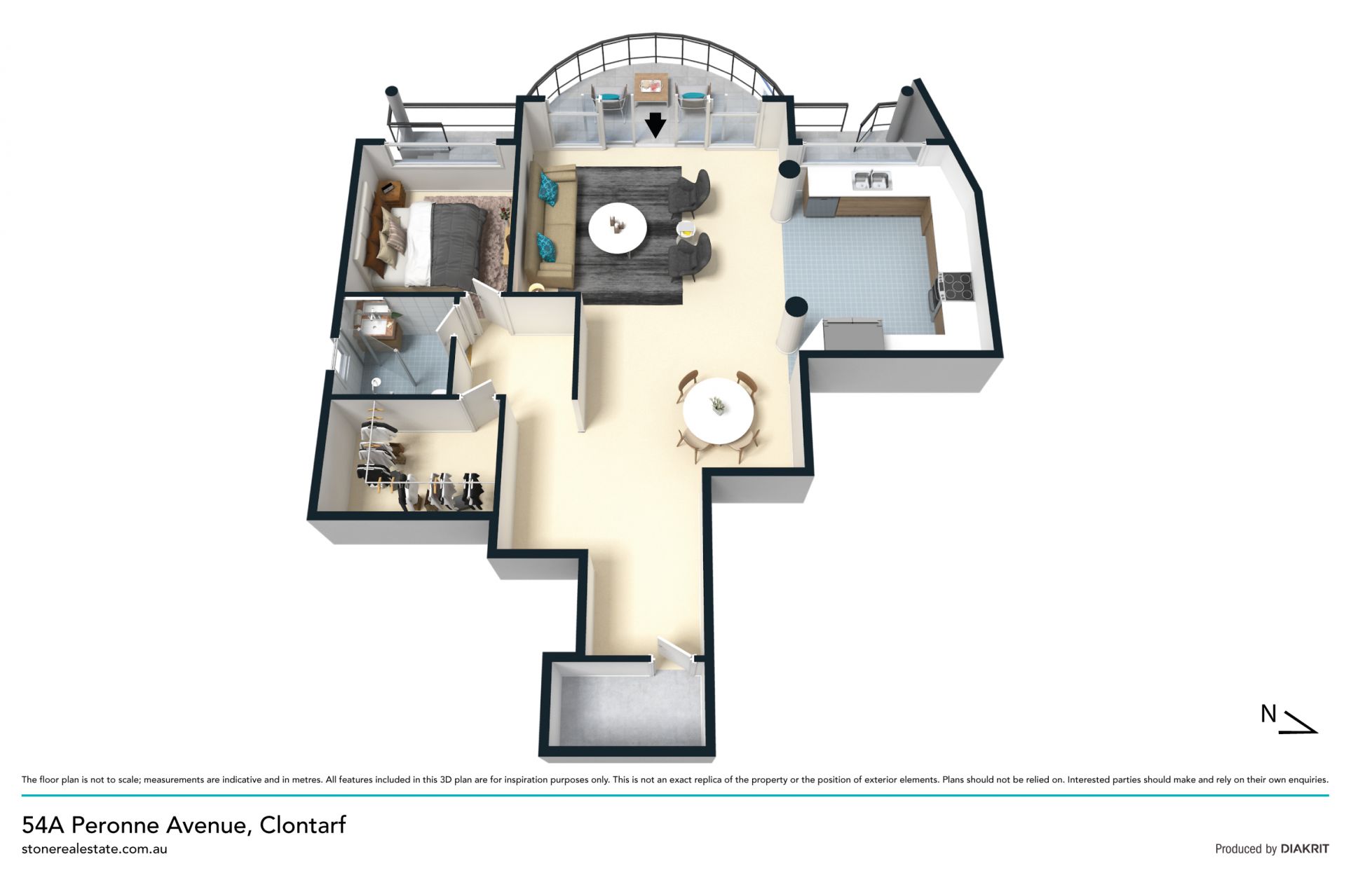 Executive one bedroom apartment