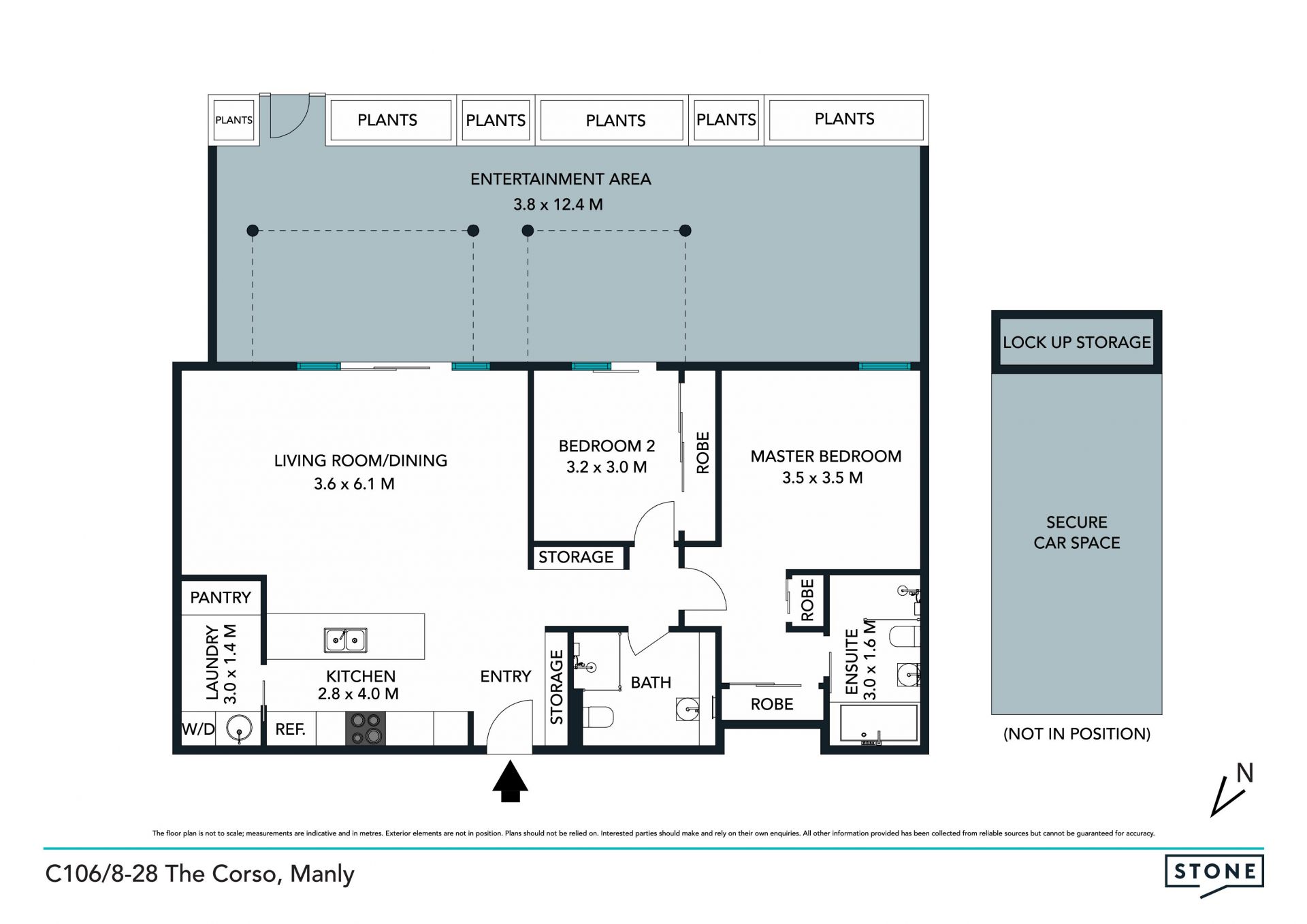 Exclusive lifestyle pad for executives, downsizers or lock-and-leave weekenders