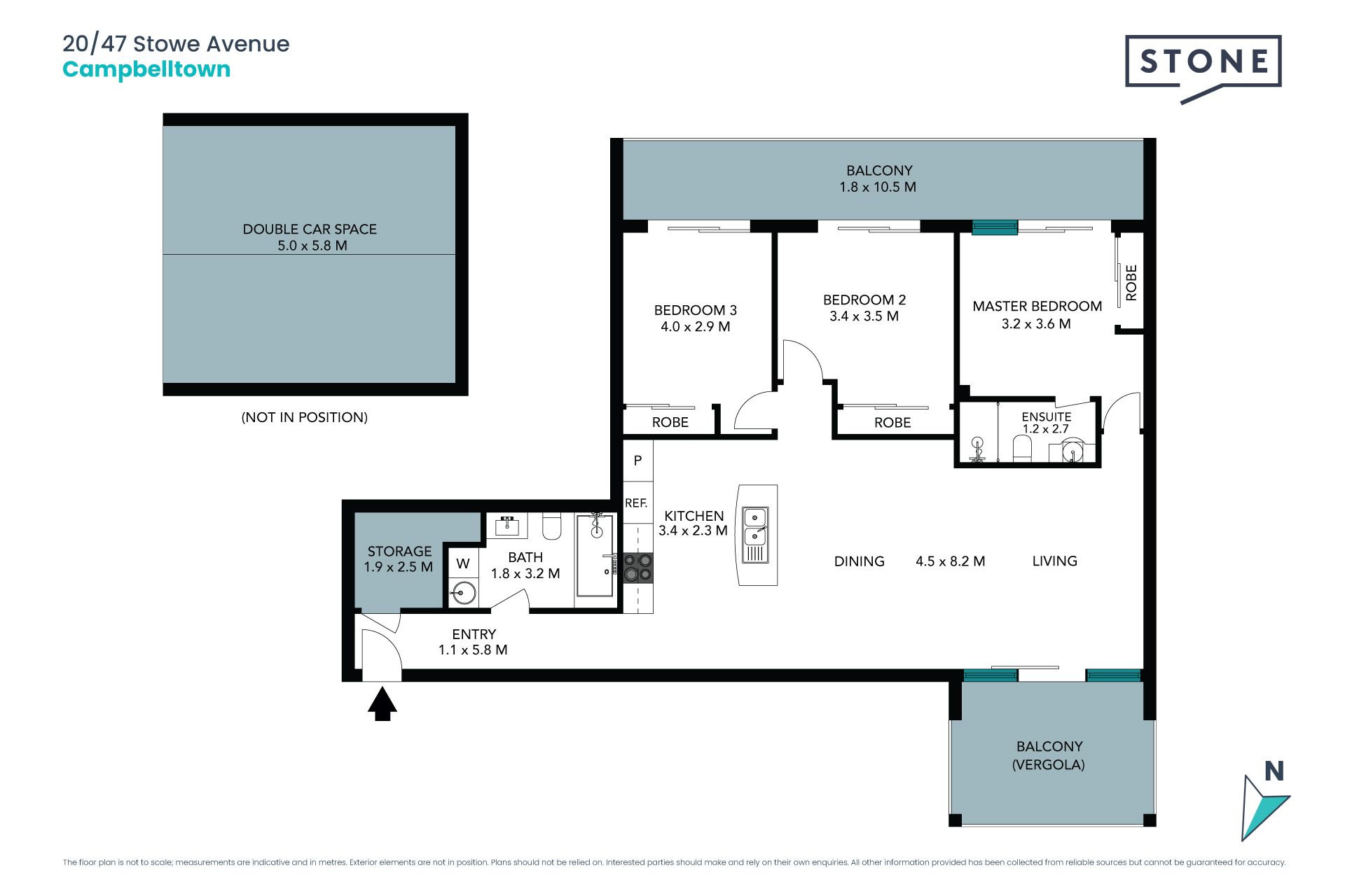 House size apartment in Macarthur Gardens