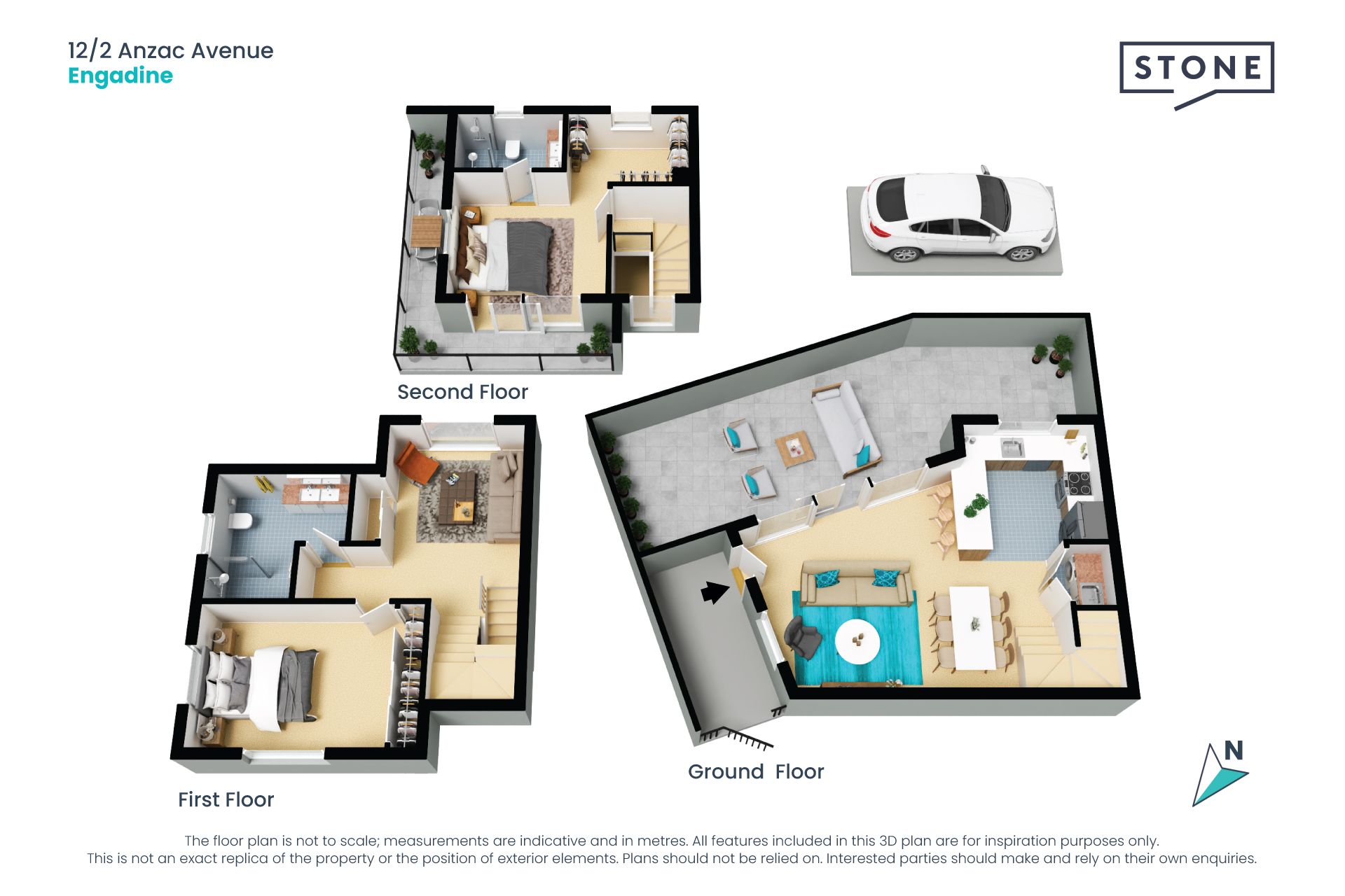 Modern luxurious townhouse