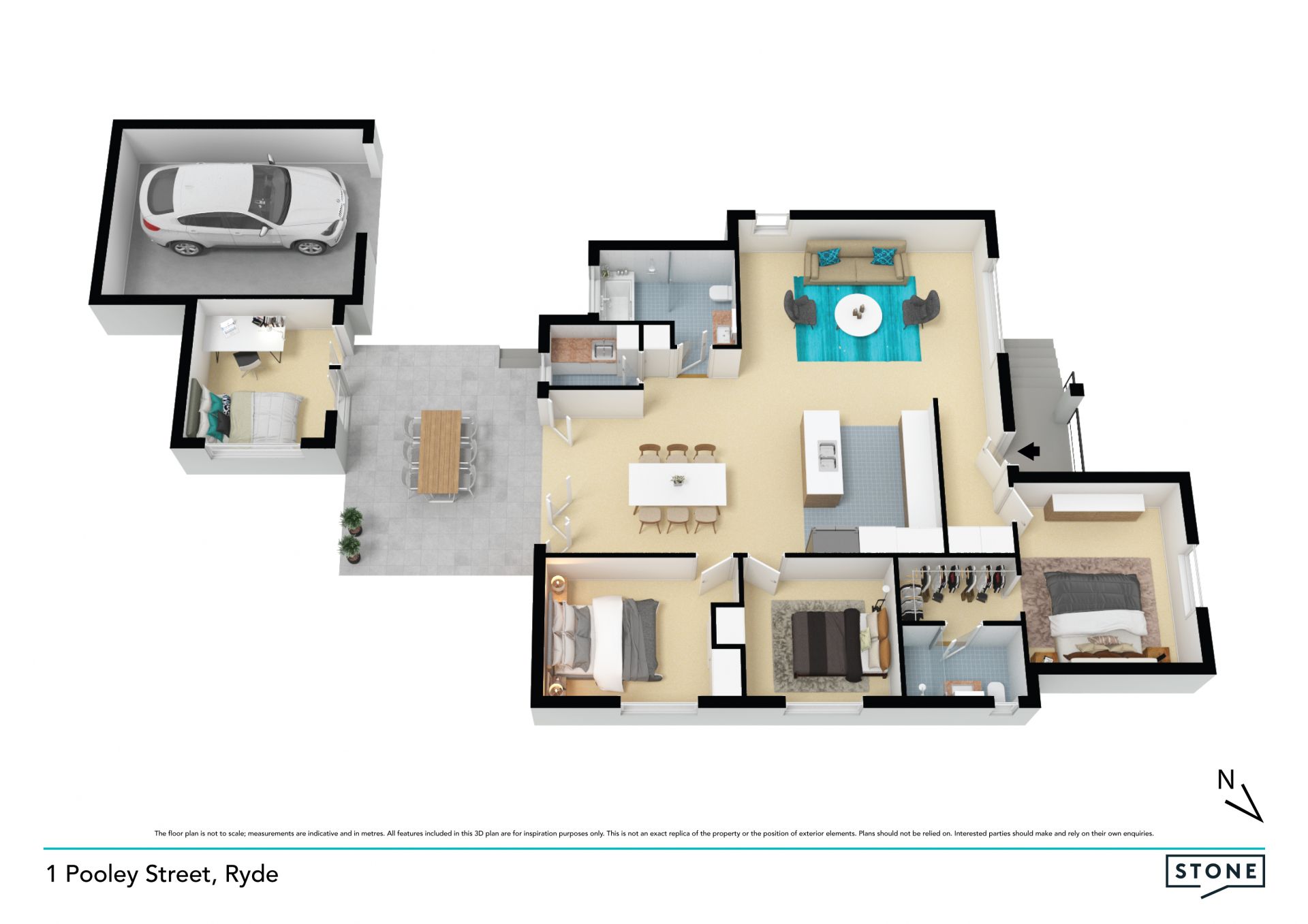 Architecturally renovated family entertainer