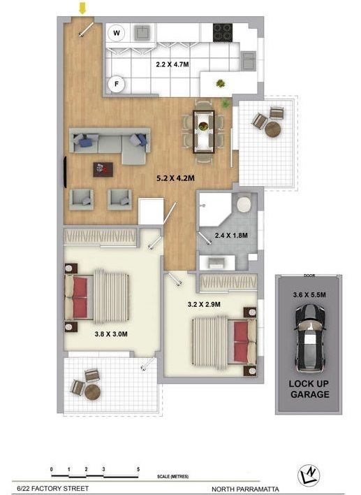 Bright Spacious Open Plan Living