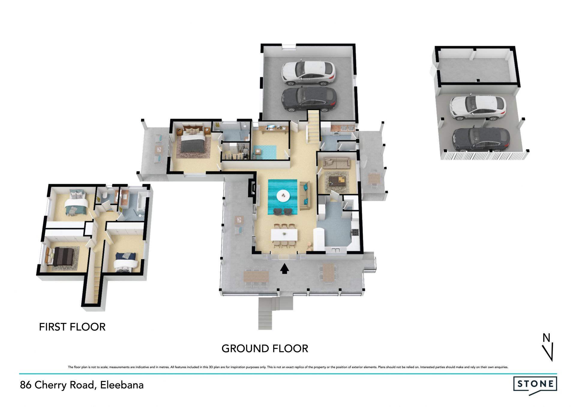 Modern country on acreage