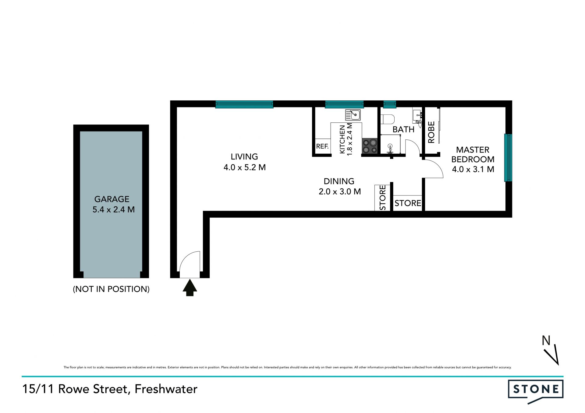 Private and bright apartment