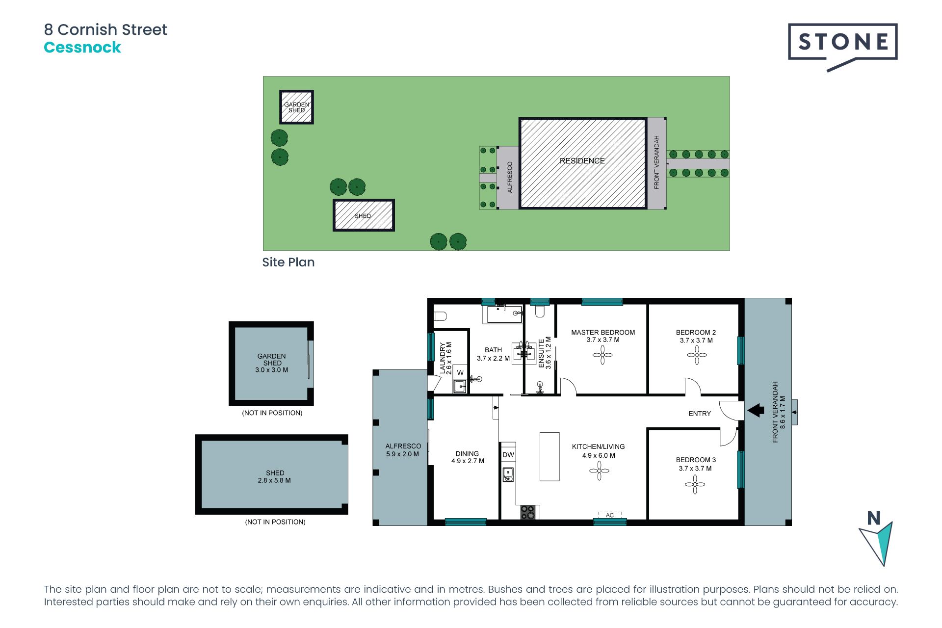 3 Bedroom home with dream updates