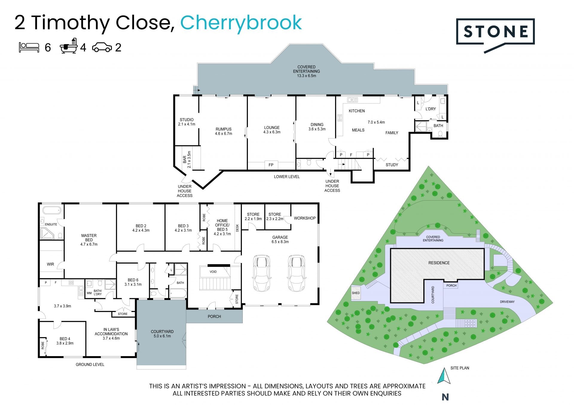 Secluded residence on sprawling 1226sqm (approx.)