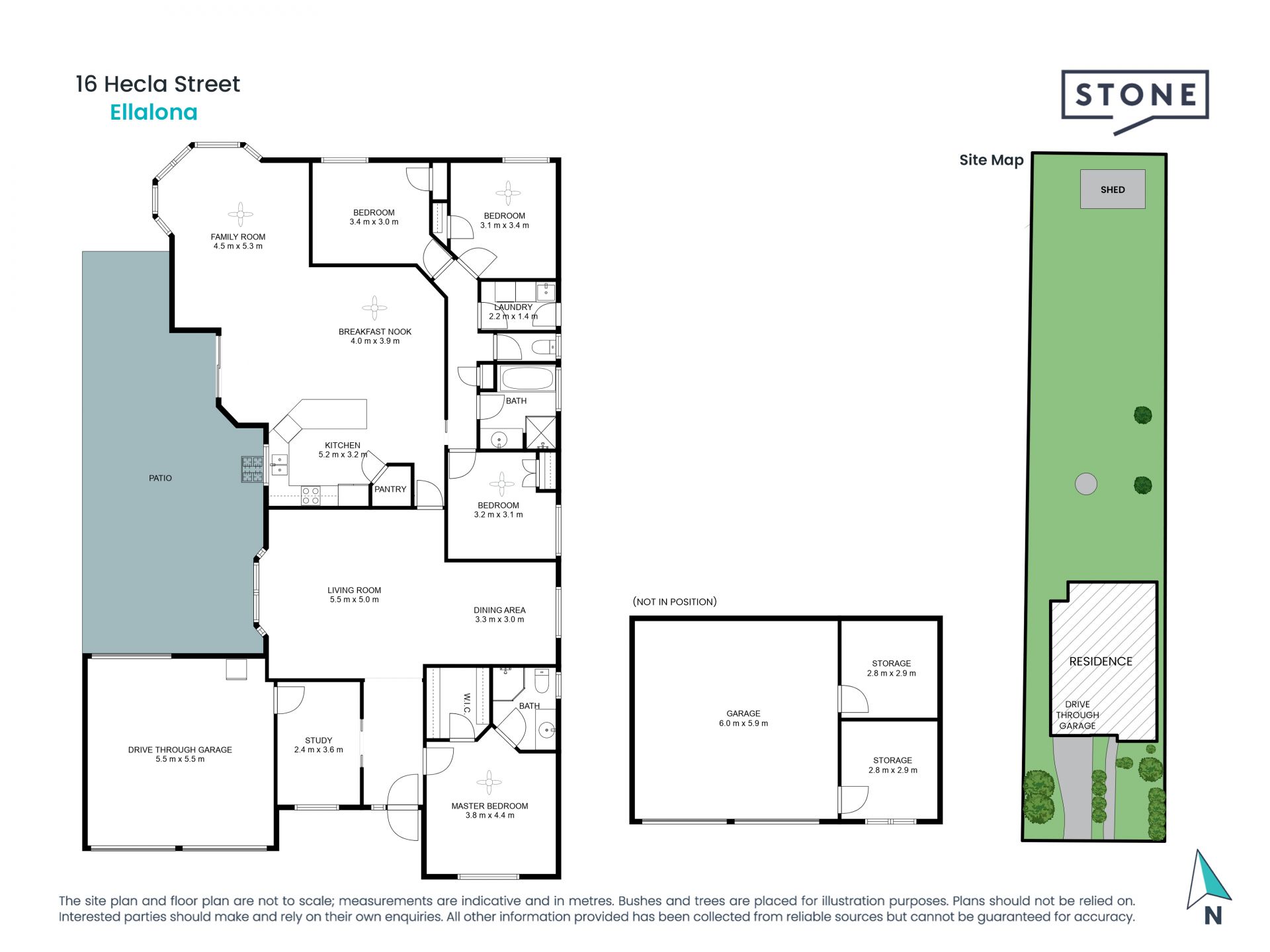 Your sprawling four bedroom plus study home on 2023sqm