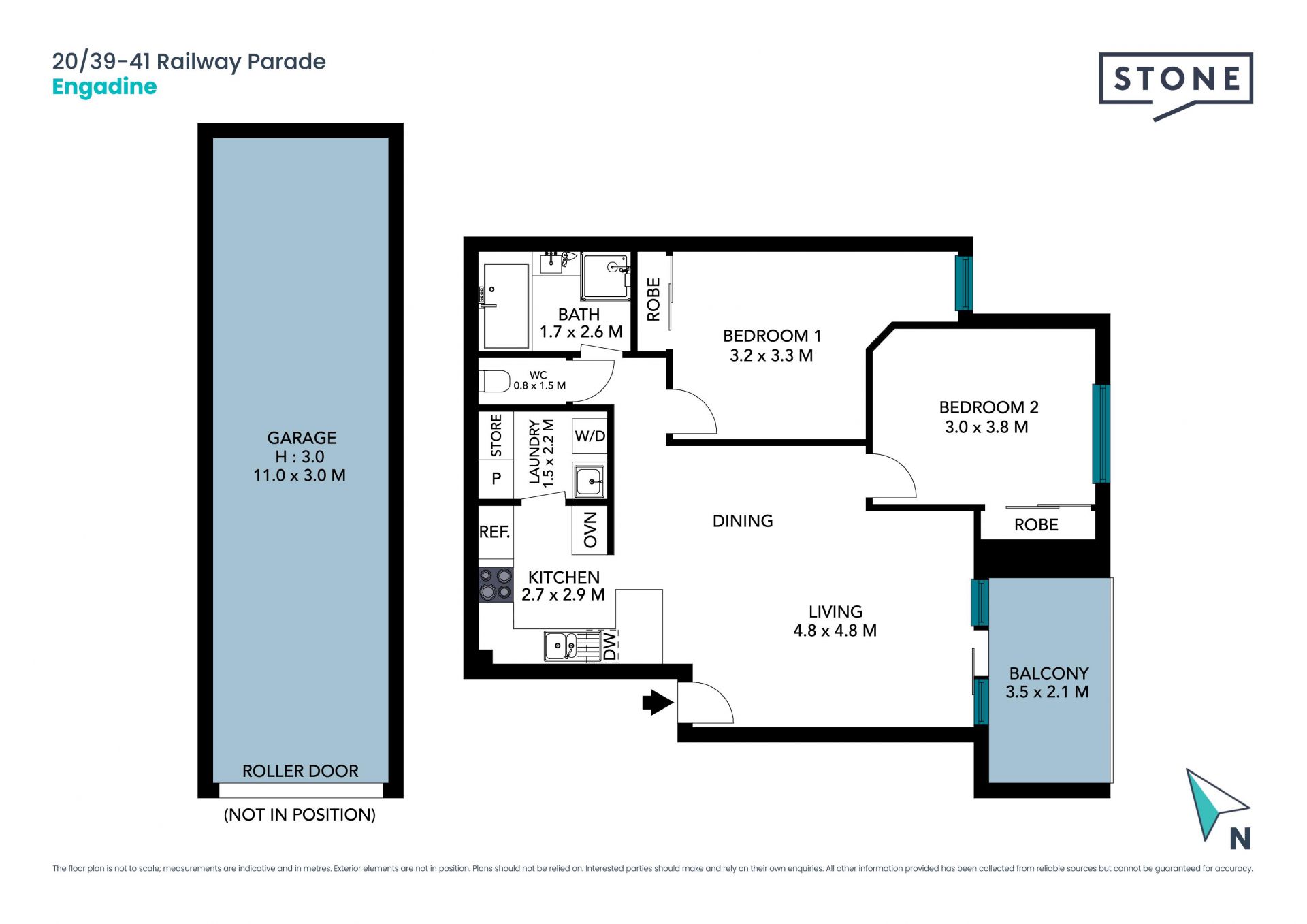 Spacious mid-floor apartment in centre of Engadine