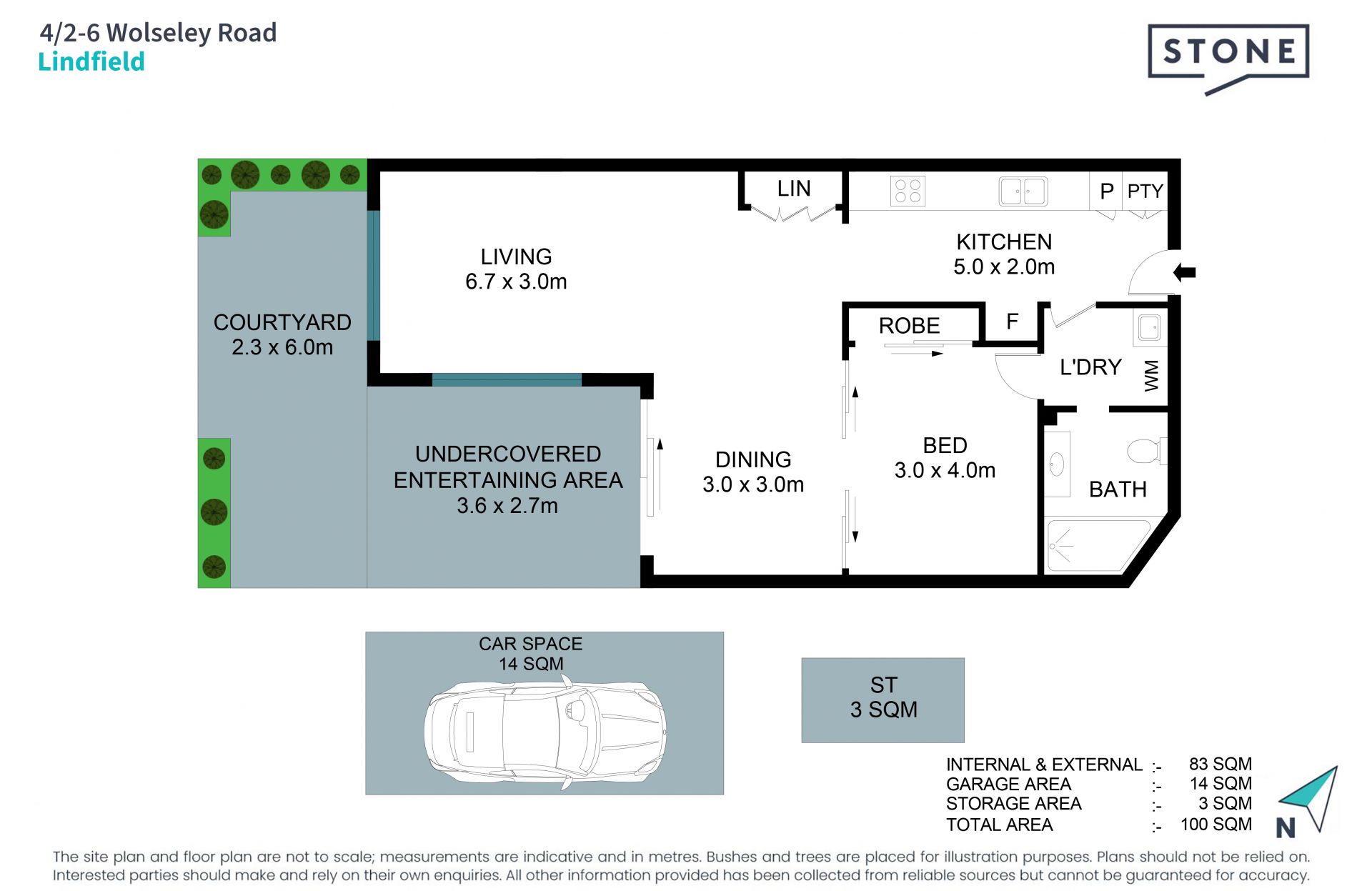 Courtyard stunner in lifestyle-rich locale