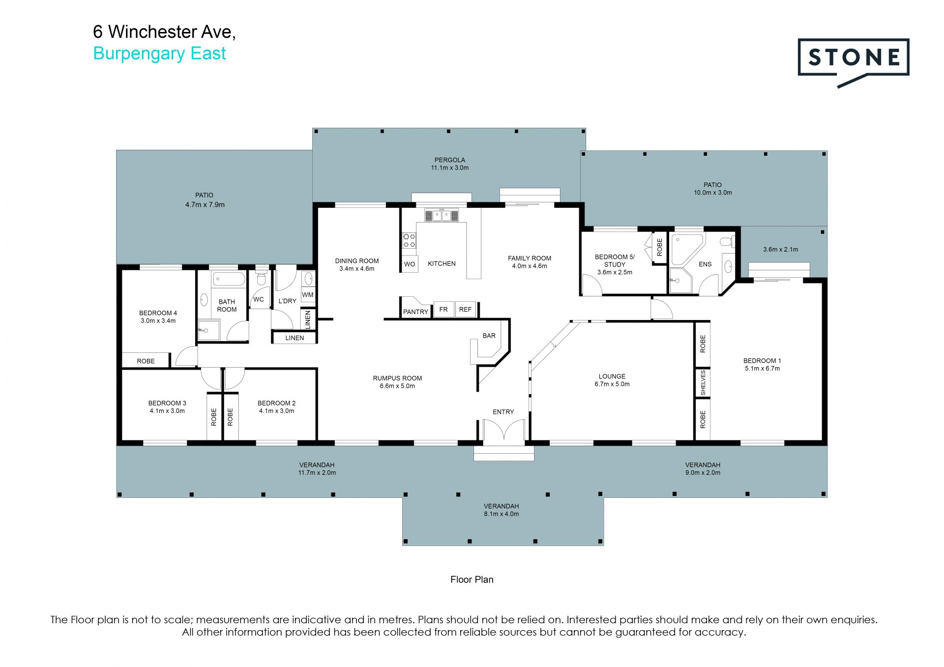5 BEDROOM PLUS POOL & SHED ON 3244M2
