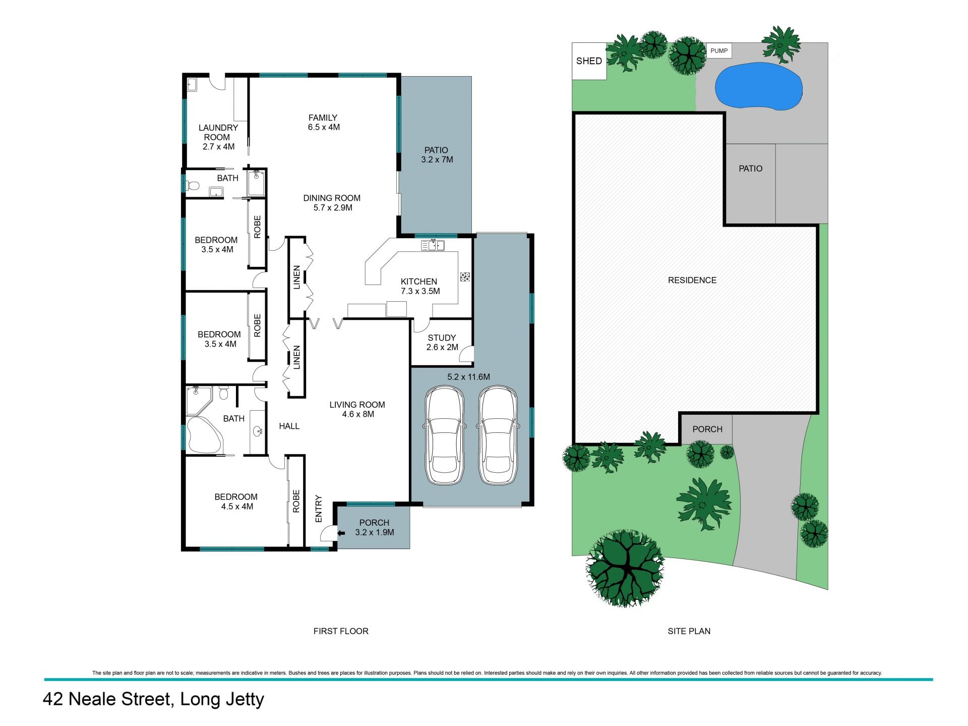 Dress circle location within a 600m walk to the beach!