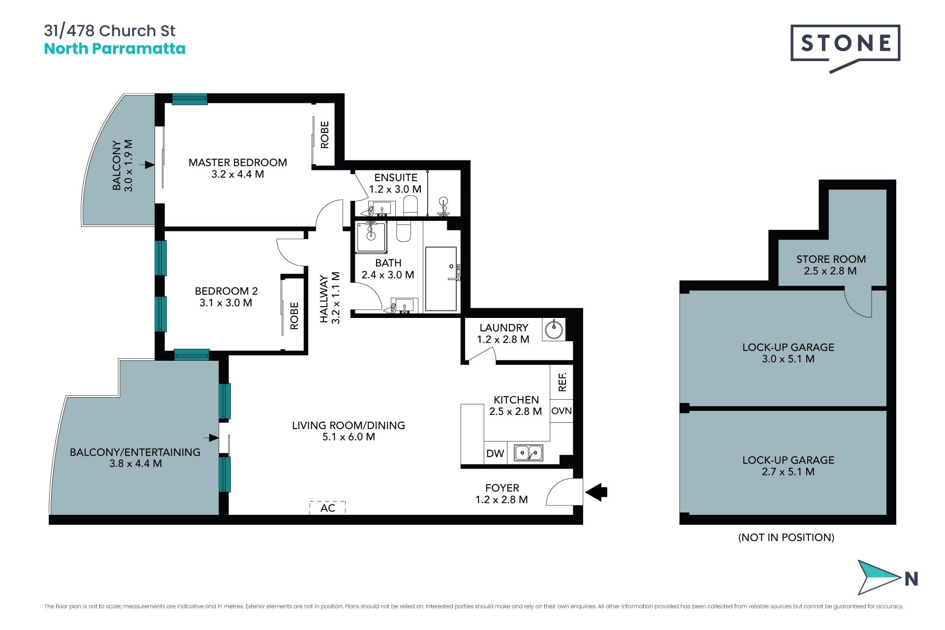 Spacious Apartment with Skyline Views, Dual Balconies & Double Garage