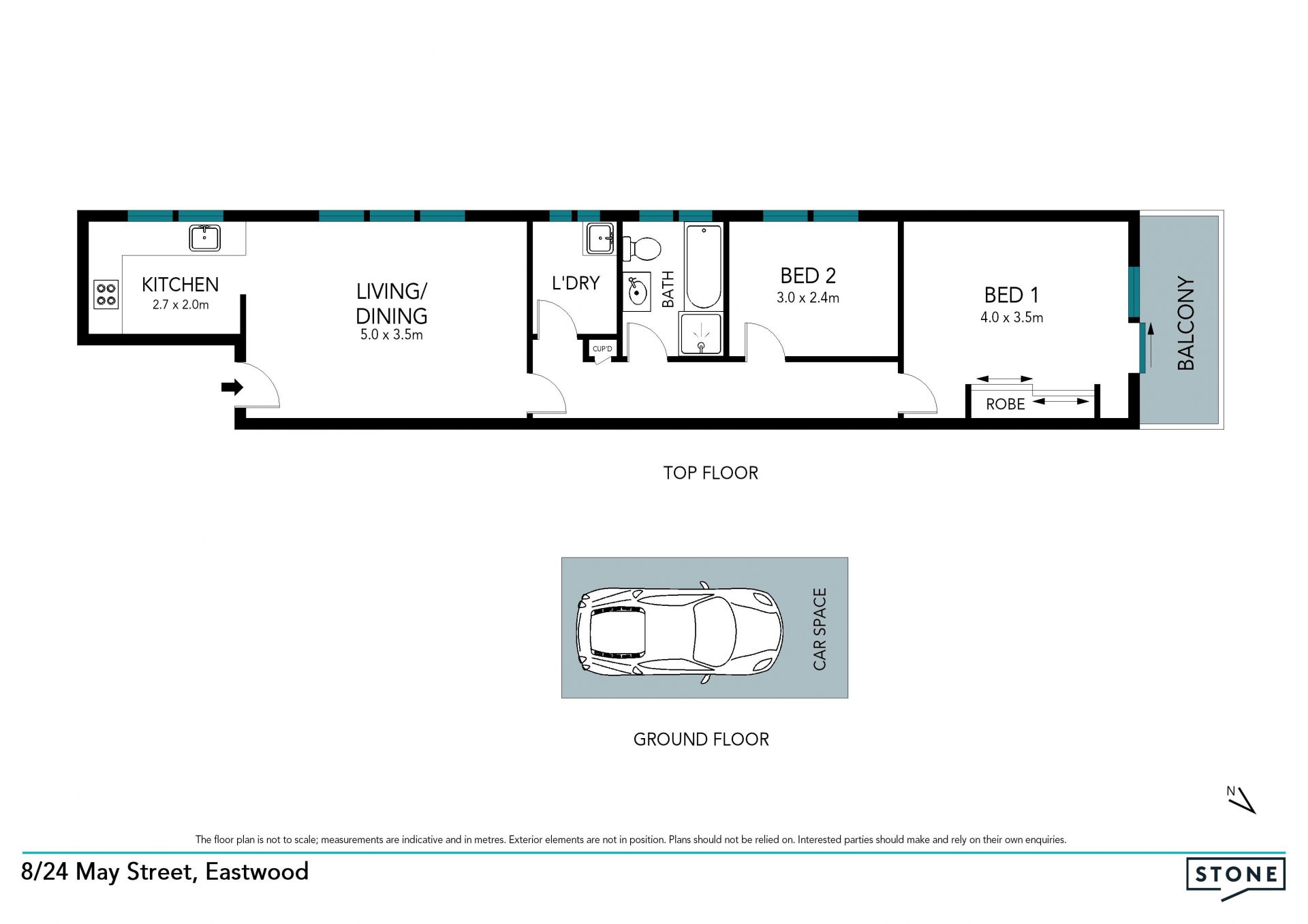 Boutique top floor unit in the heart of Eastwood