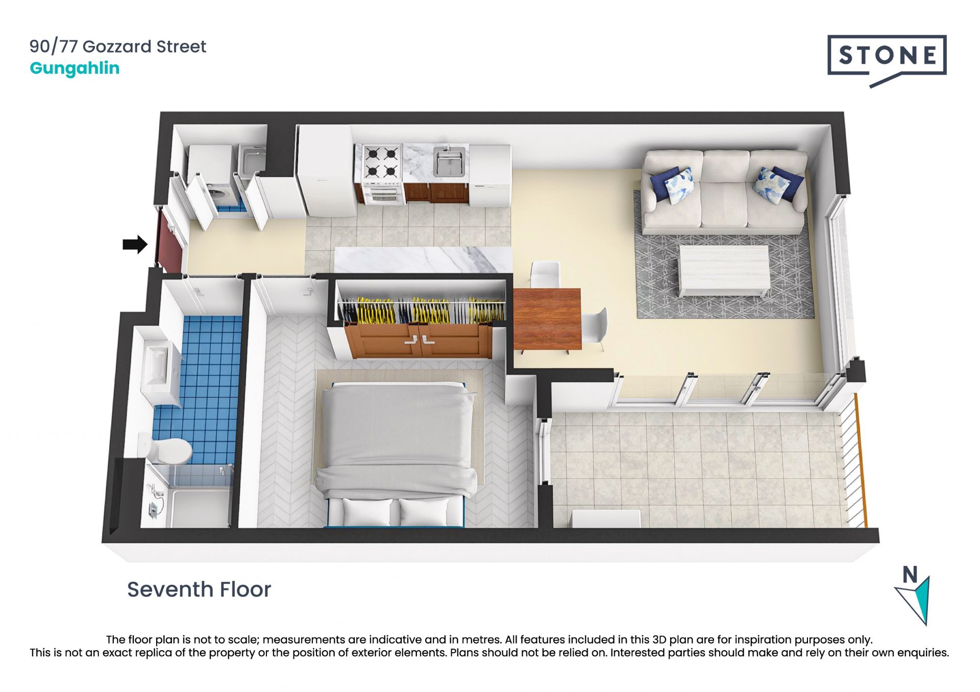 Step into this modern home, where style and functionality meet.