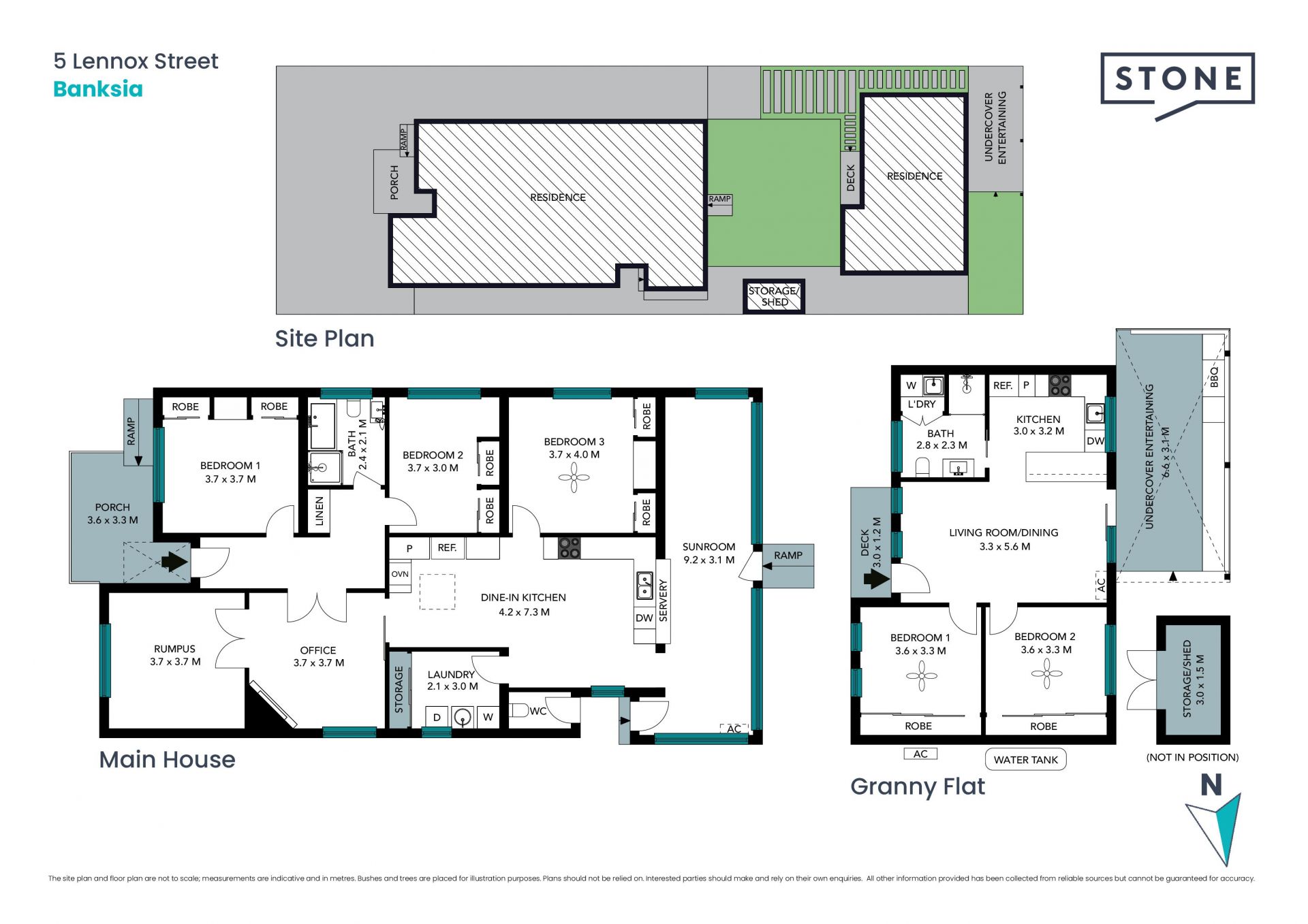 Solid character home plus modern guest residence