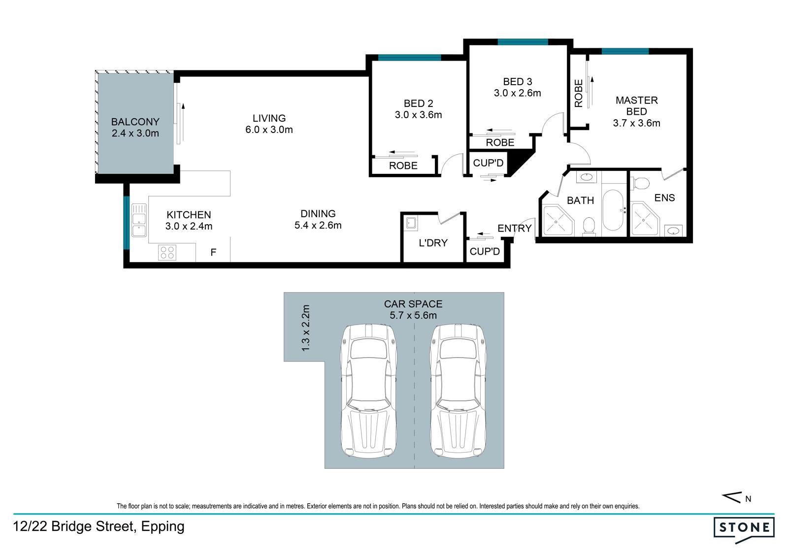 Generous Full Brick 3 Bedroom Unit in the Central Location