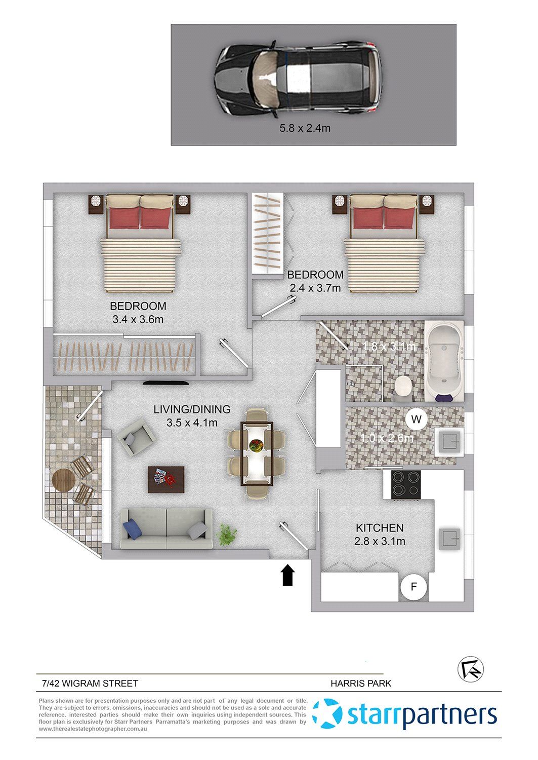 Magnificent Views 2 Bedroom Apartment