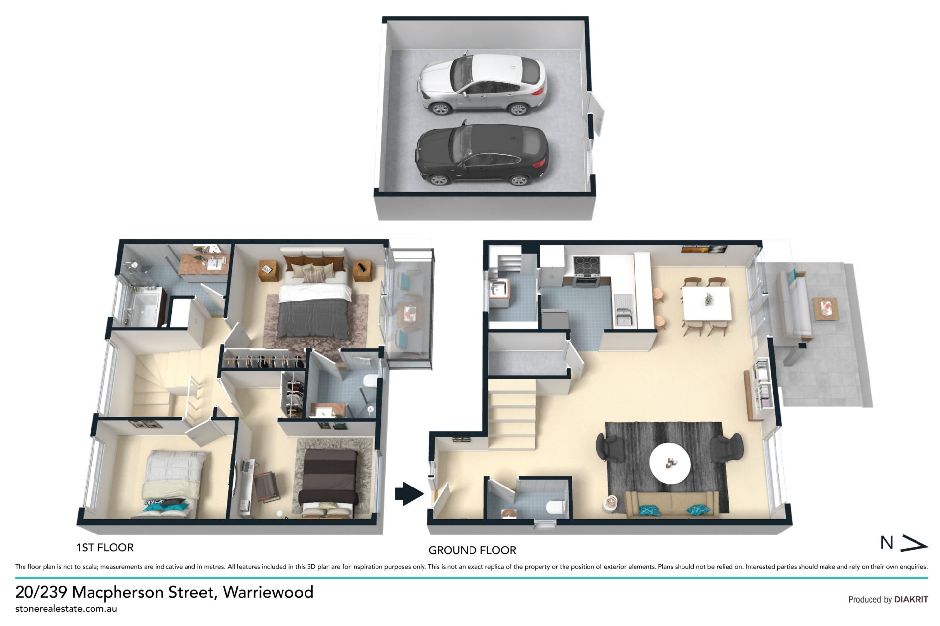 Modern North Facing Townhome