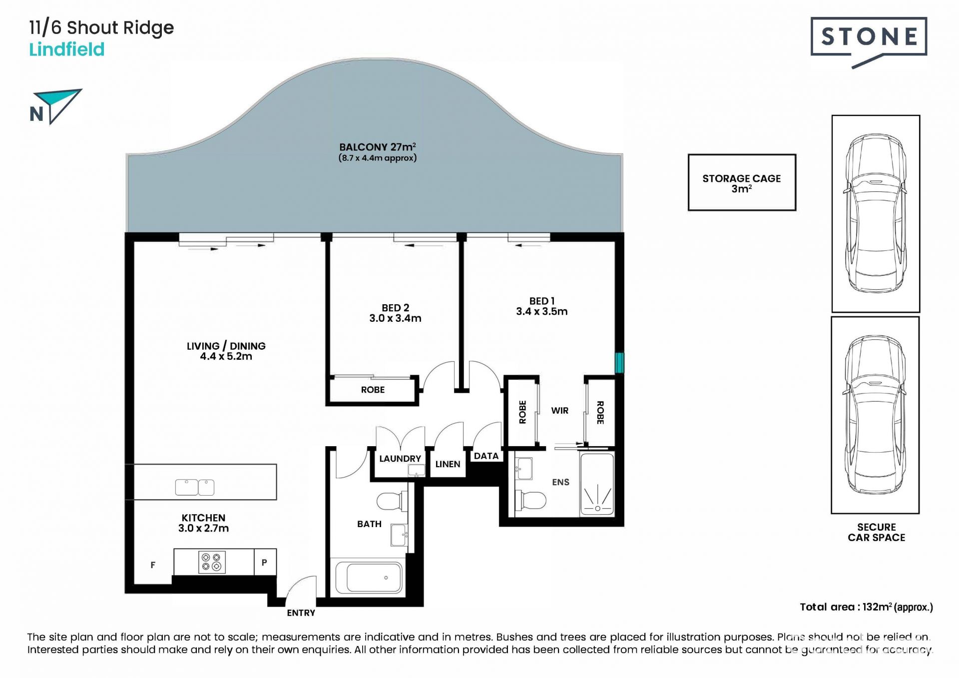 Stylish Two-Bedroom Apartment with Serene Bush Views, Secure Parking, and Modern Amenities