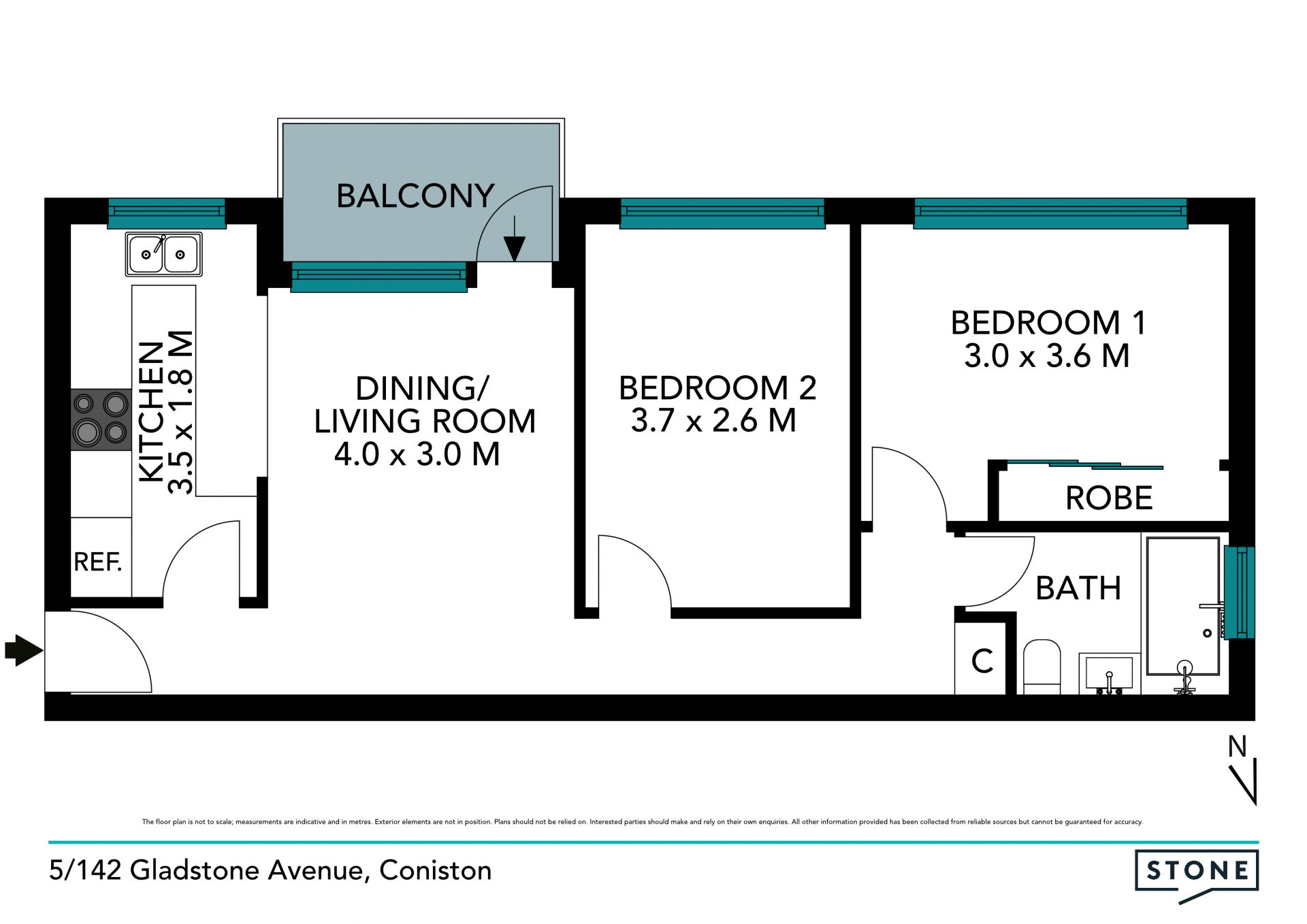 Top floor apartment in an ultra-convenient position