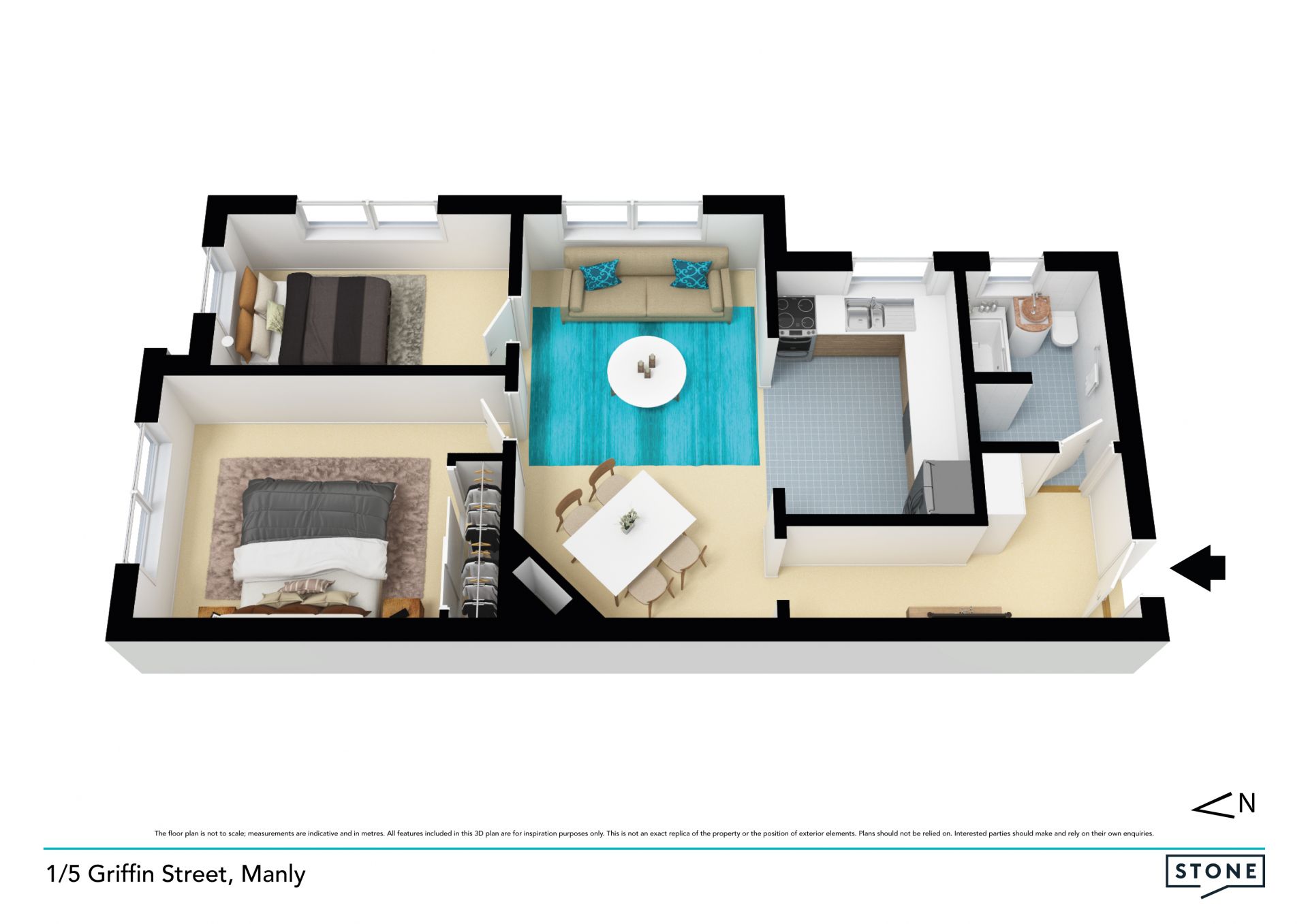 Character rich apartment in ideal location