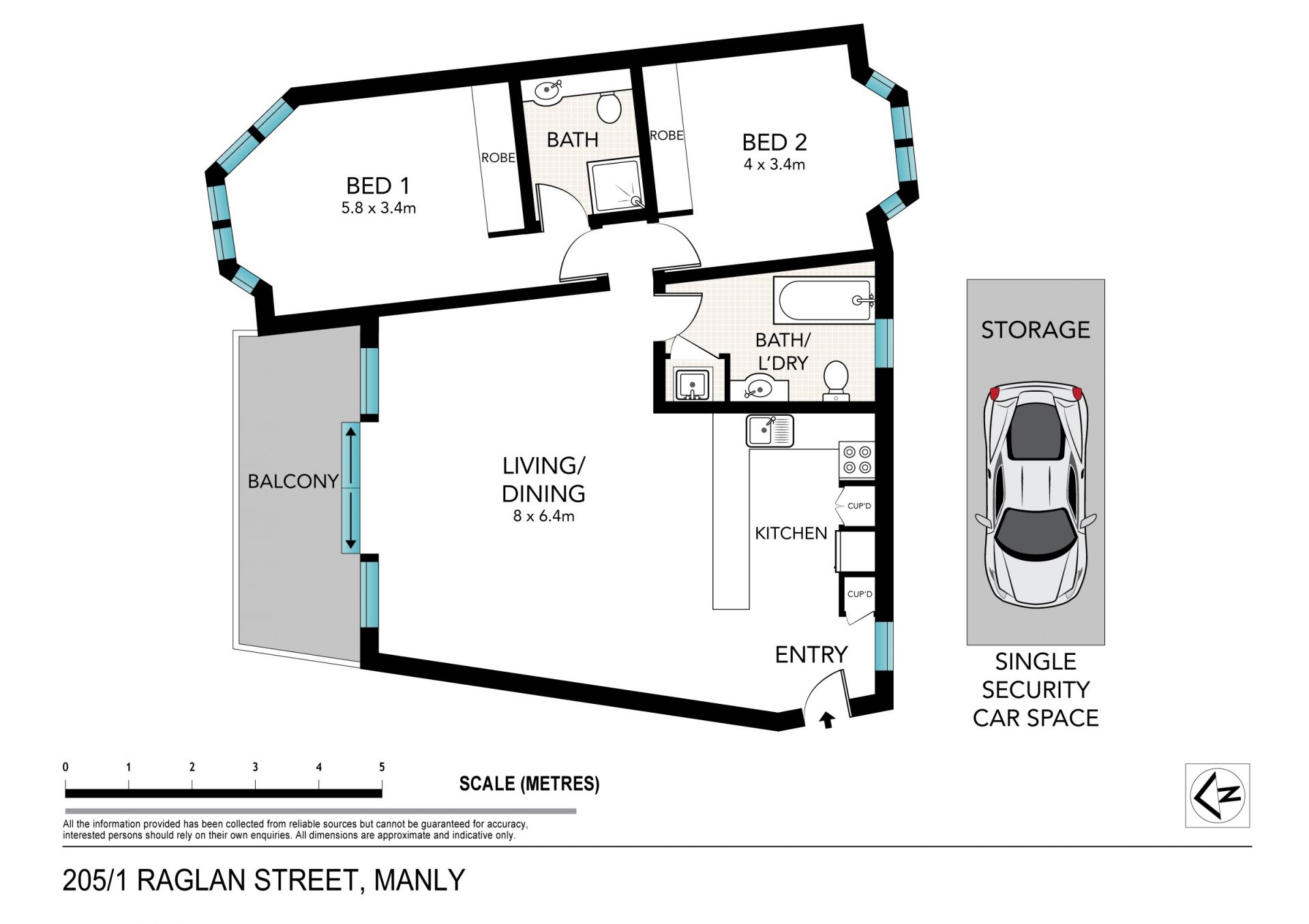 Exclusive lifestyle pad 100m to beach and village