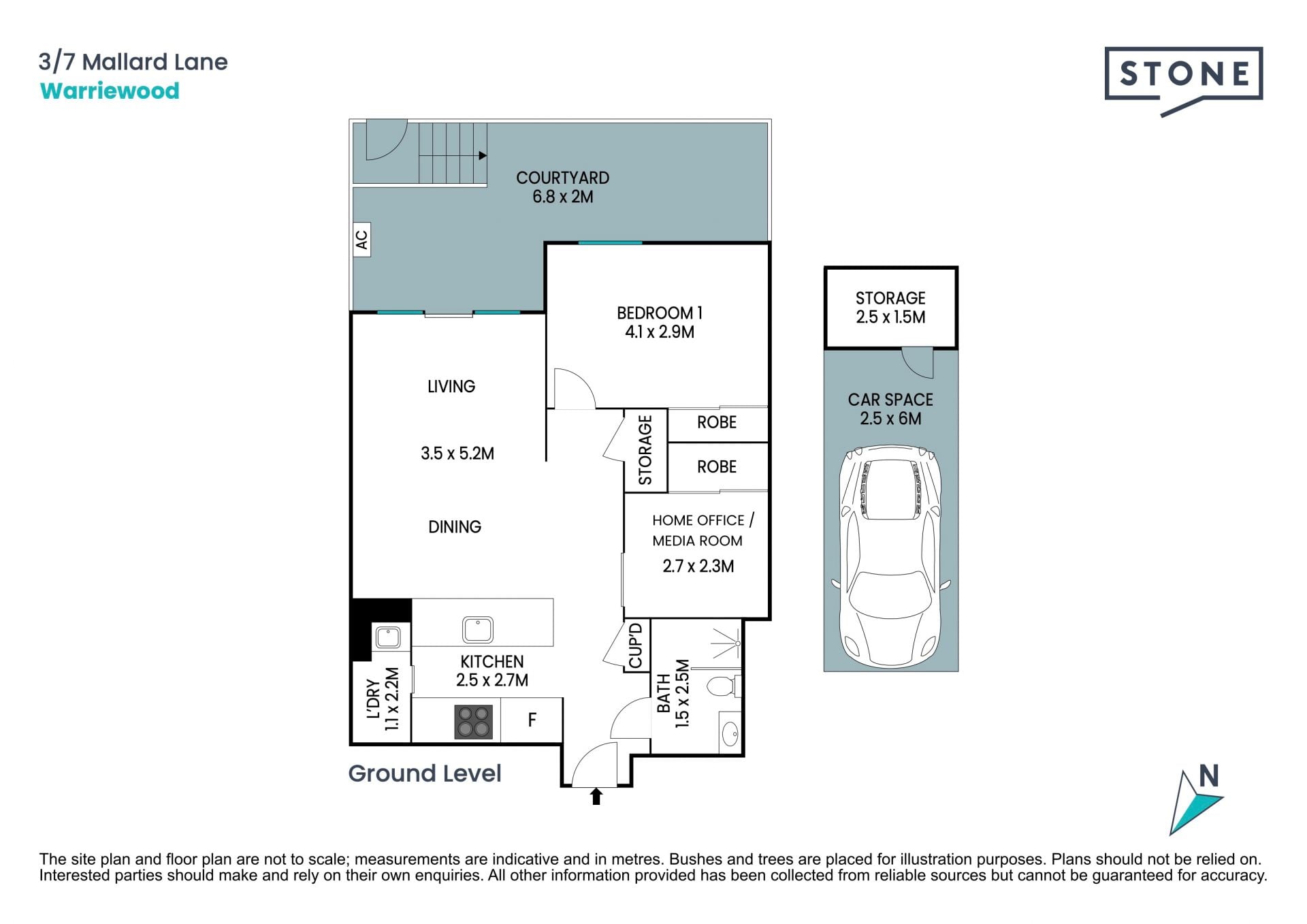Premium courtyard apartment with lots of privacy in resort-style complex