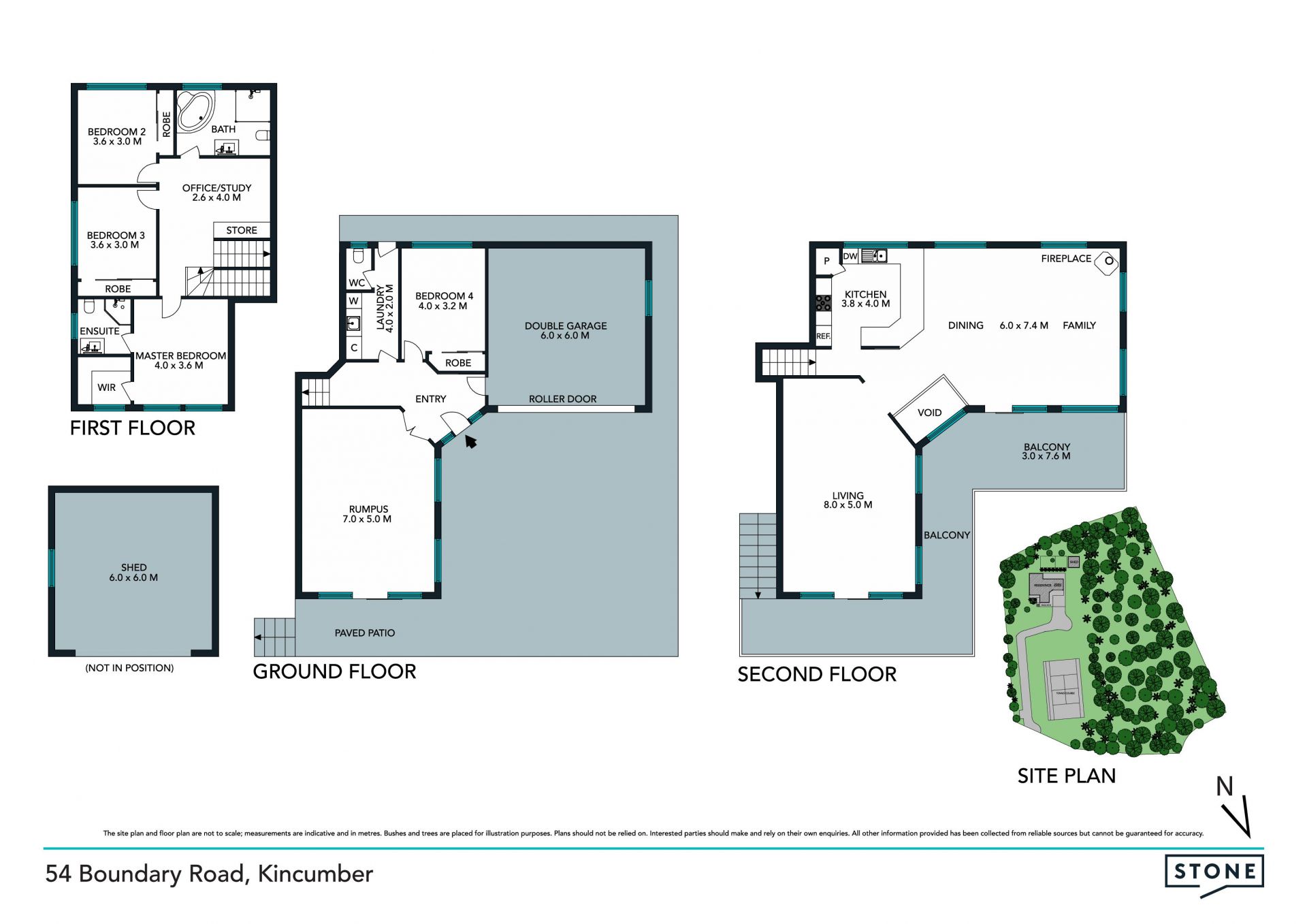 Private acreage with tennis court