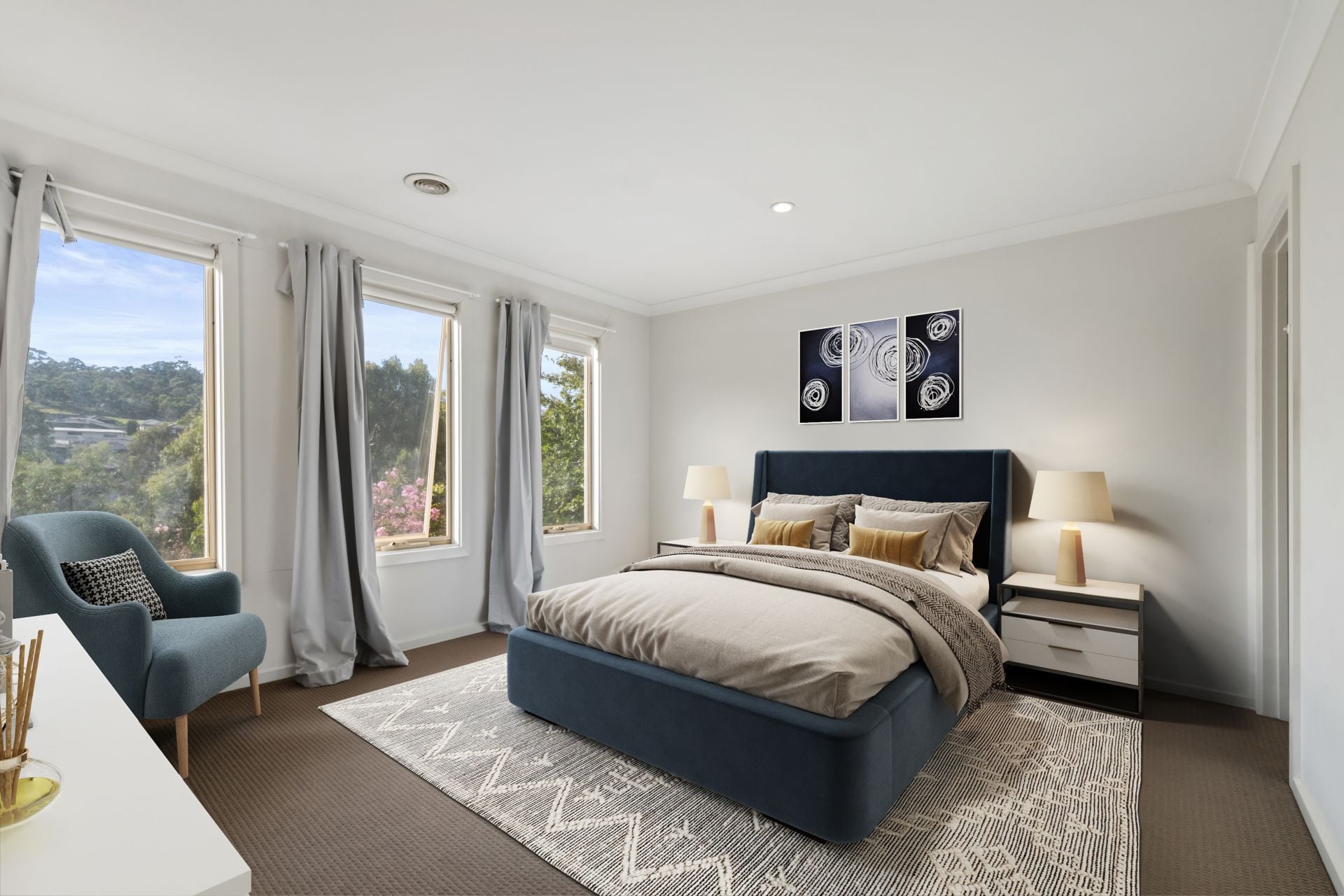 Modern Family Living With Versatile Spaces