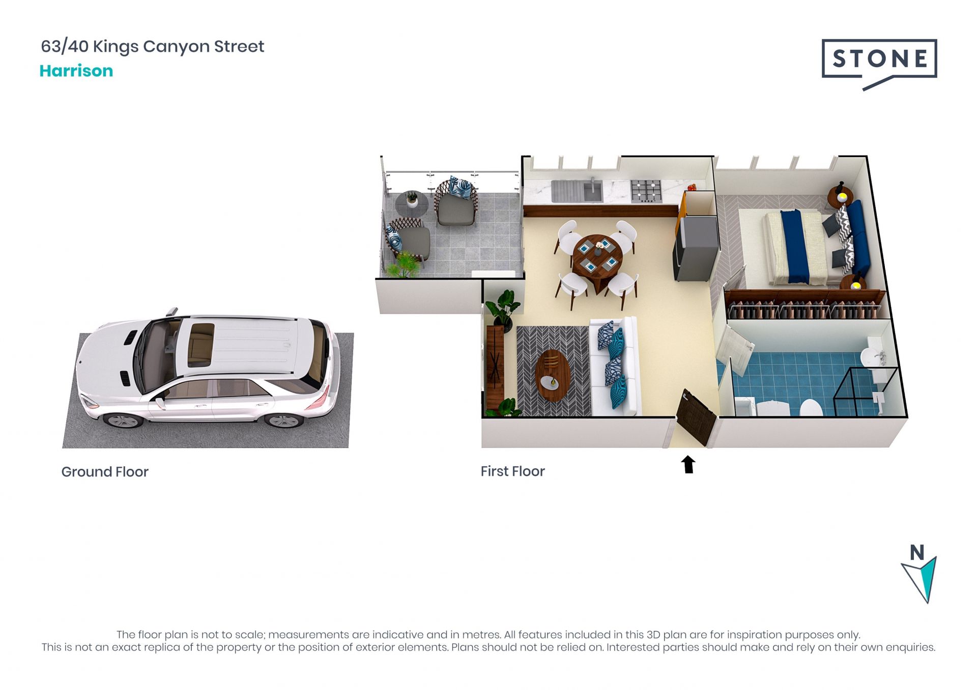 Secure lockup garage and low strata.