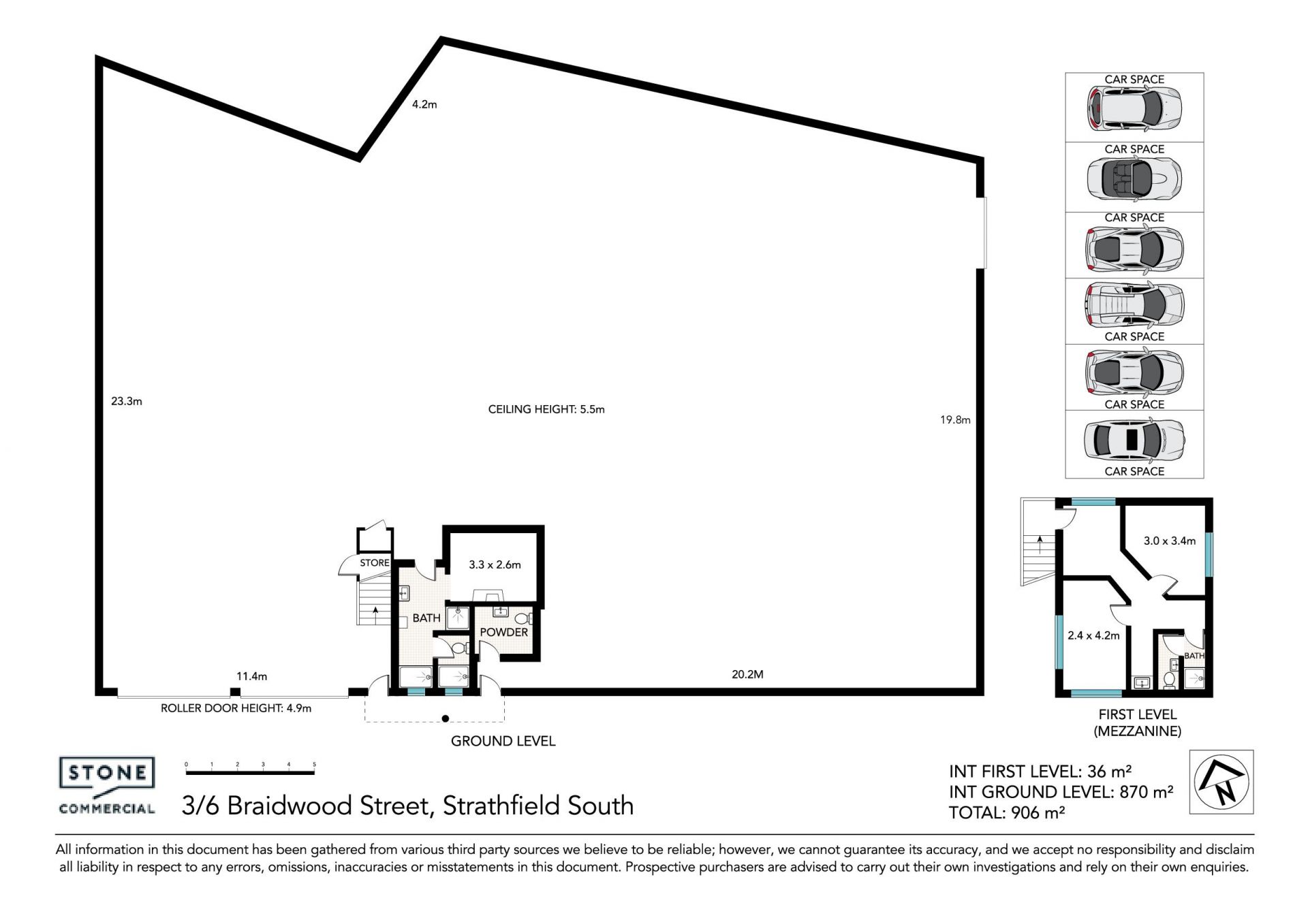 Industrial Investment Opportunity with Development Upside.

* Total Site Area -  906 sqm 
* Annual Net Income - $181,200 per annum + GST