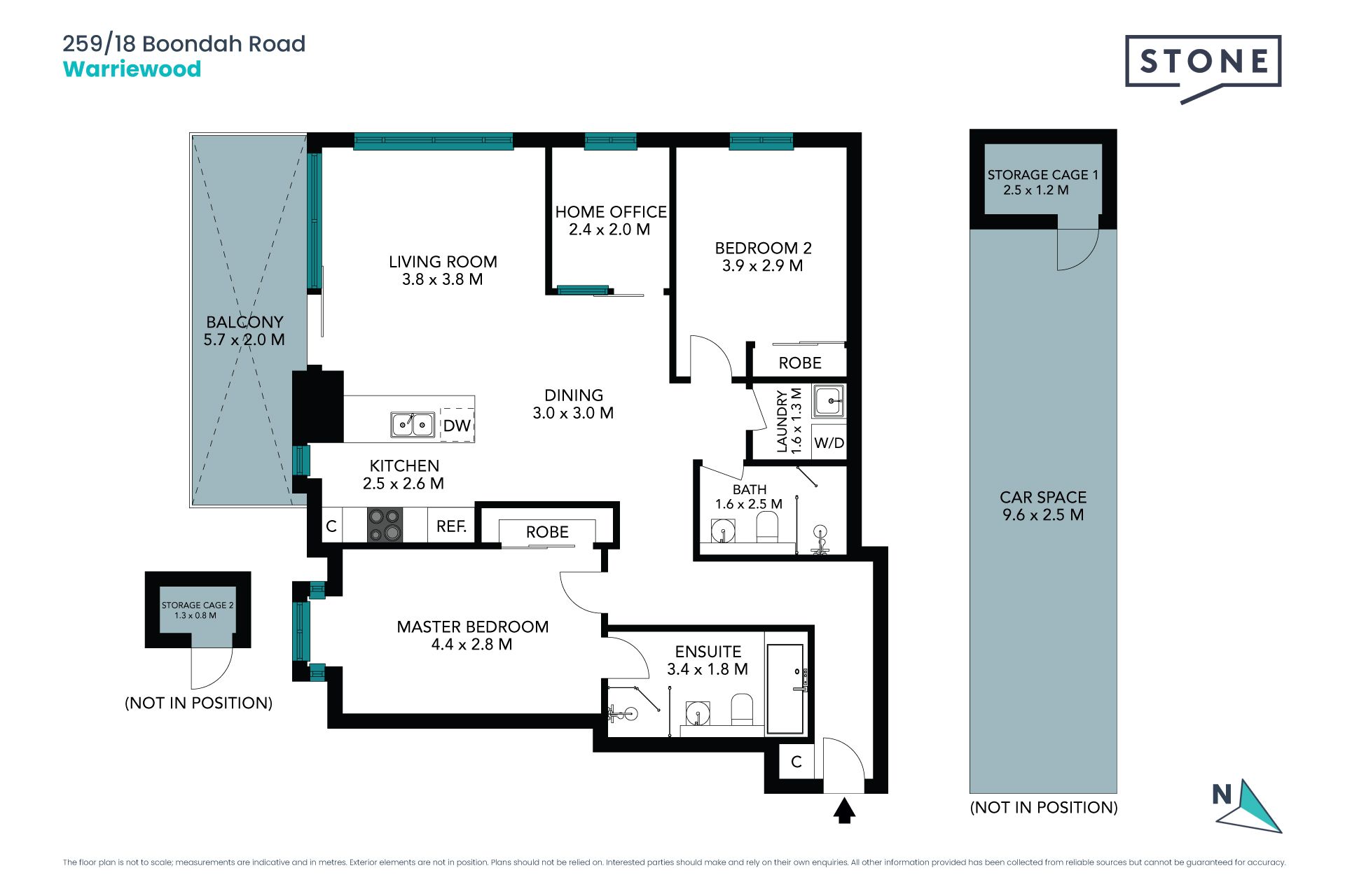 Stylish top-floor premium apartment with serene outlook & home office