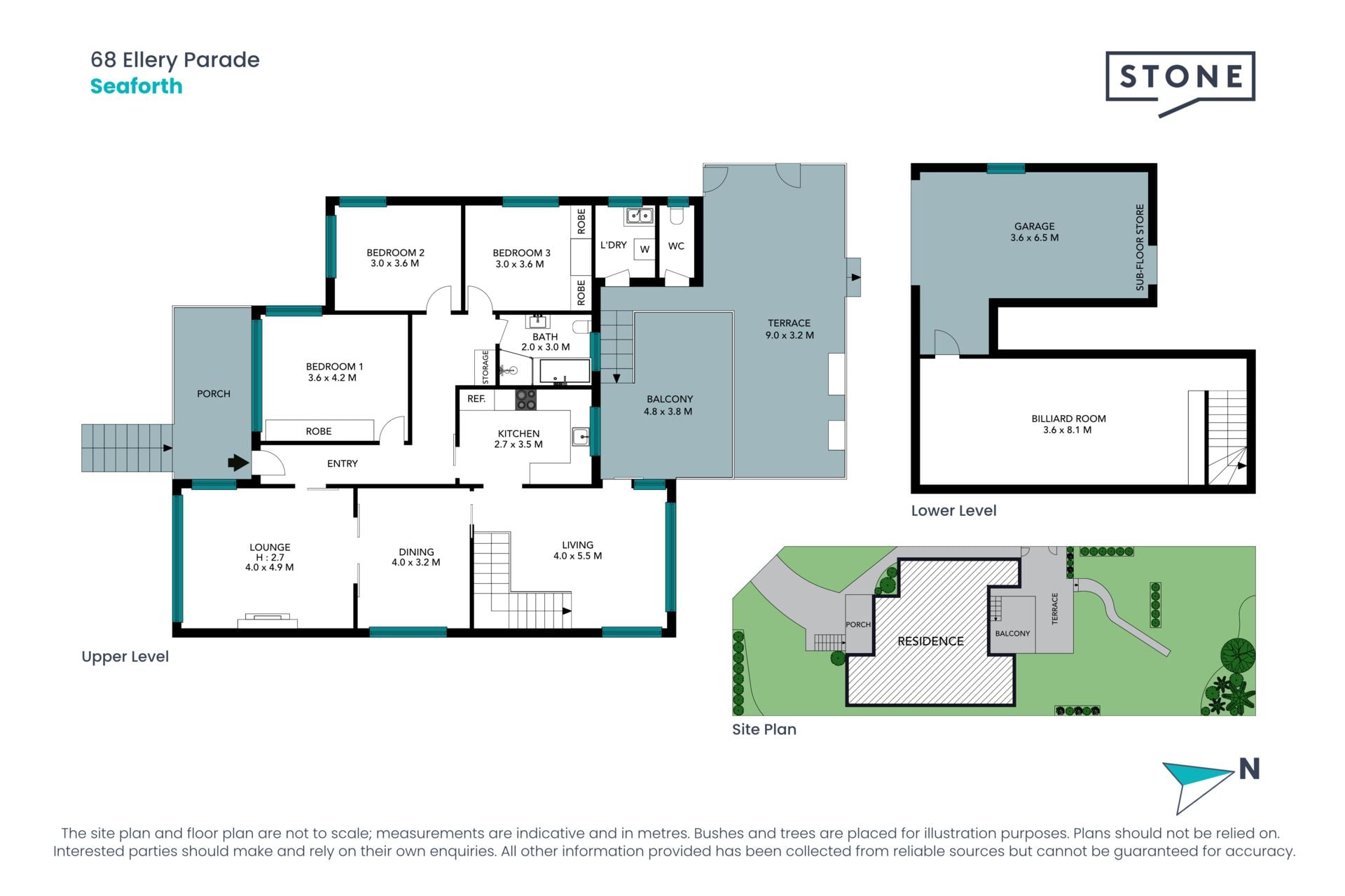 Blue ribbon opportunity on 708sqm north to rear, near-level block