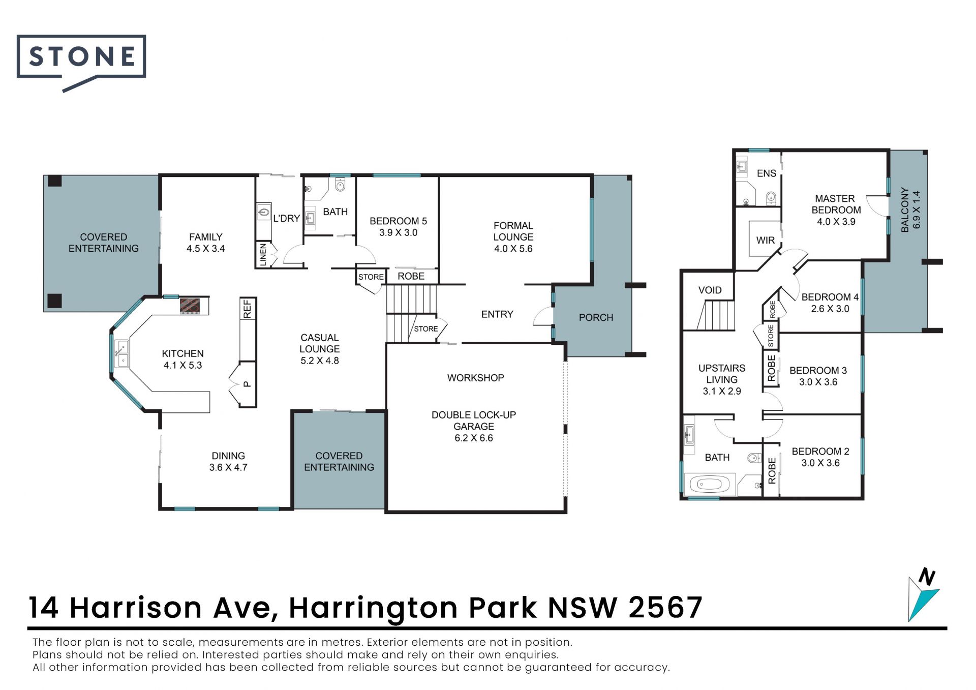 Immaculate custom family home in Prime Harrington Park location
