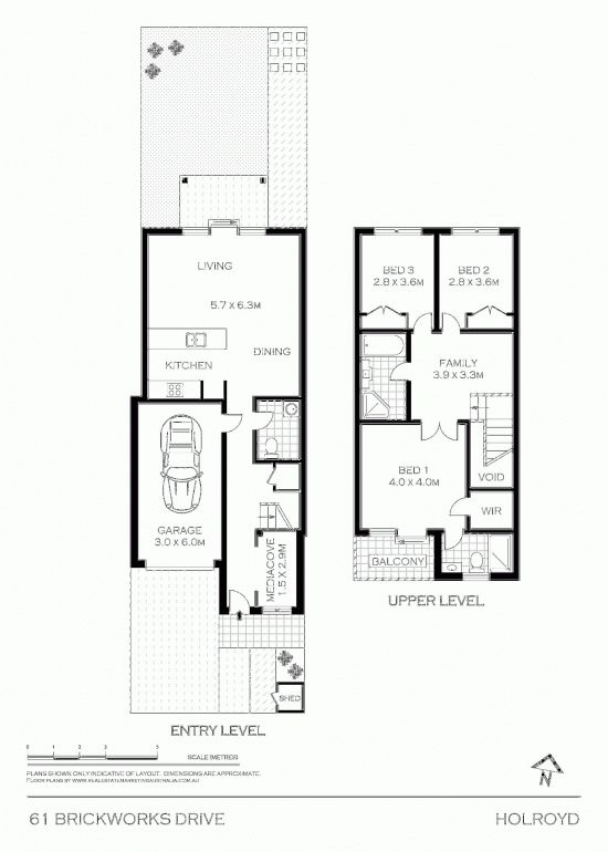 Large North Facing Terrace