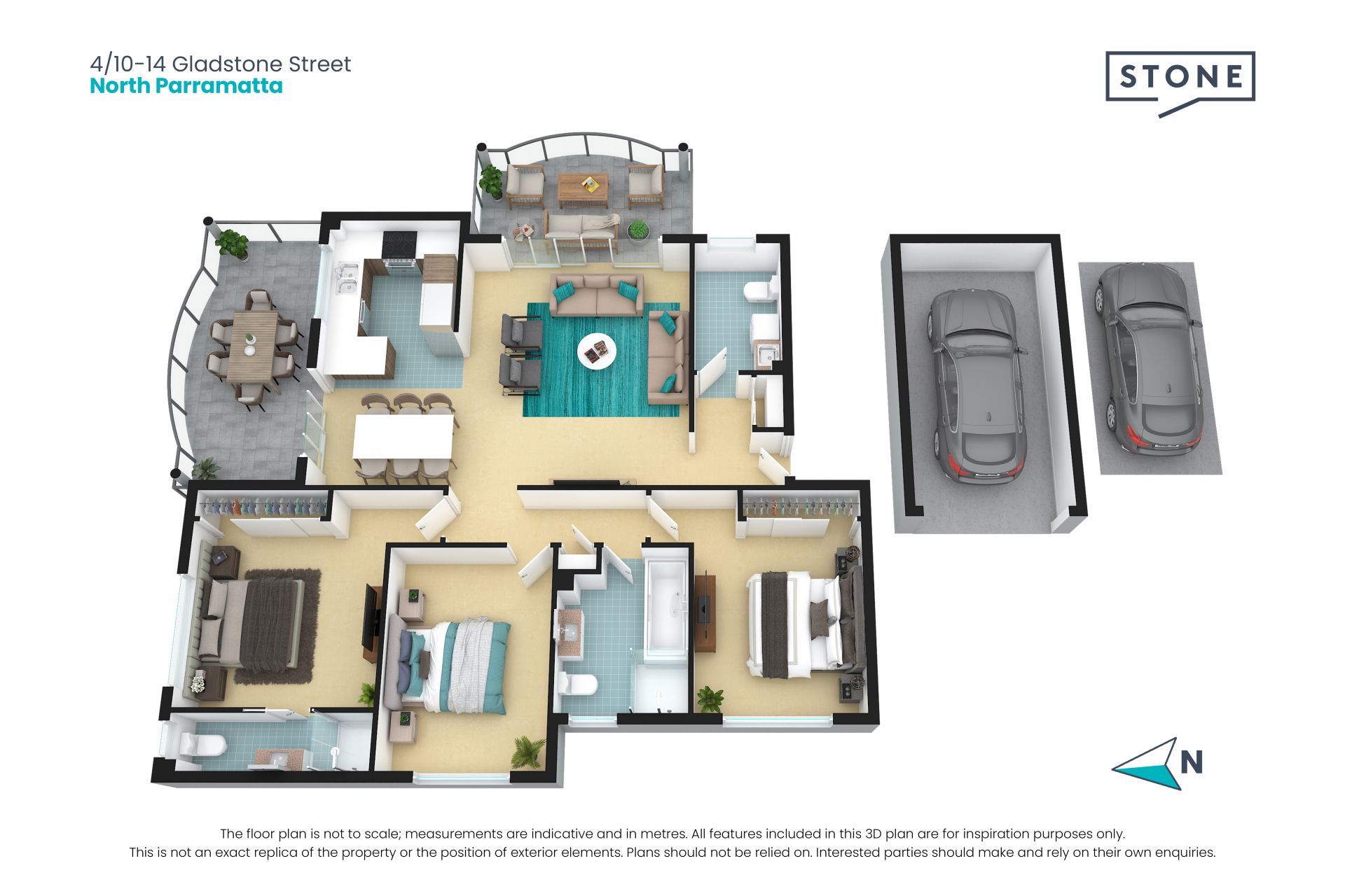 Stunning Three-Bedroom Apartment with Renovated Kitchen & Entertainer’s Balcony