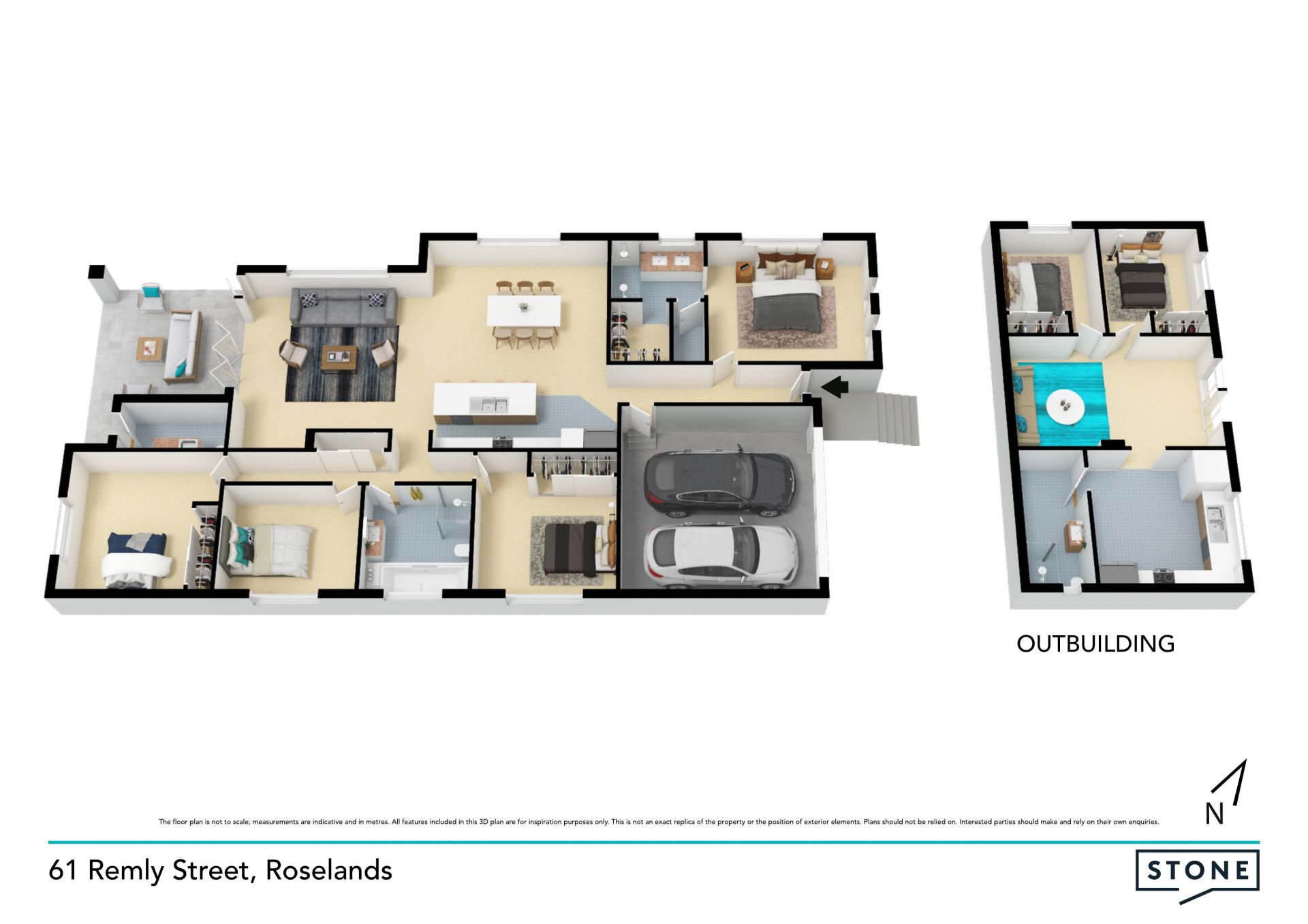 Stunning fully modernised home plus two-bedroom unit