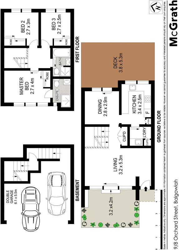 Light filled updated townhouse in boutique block