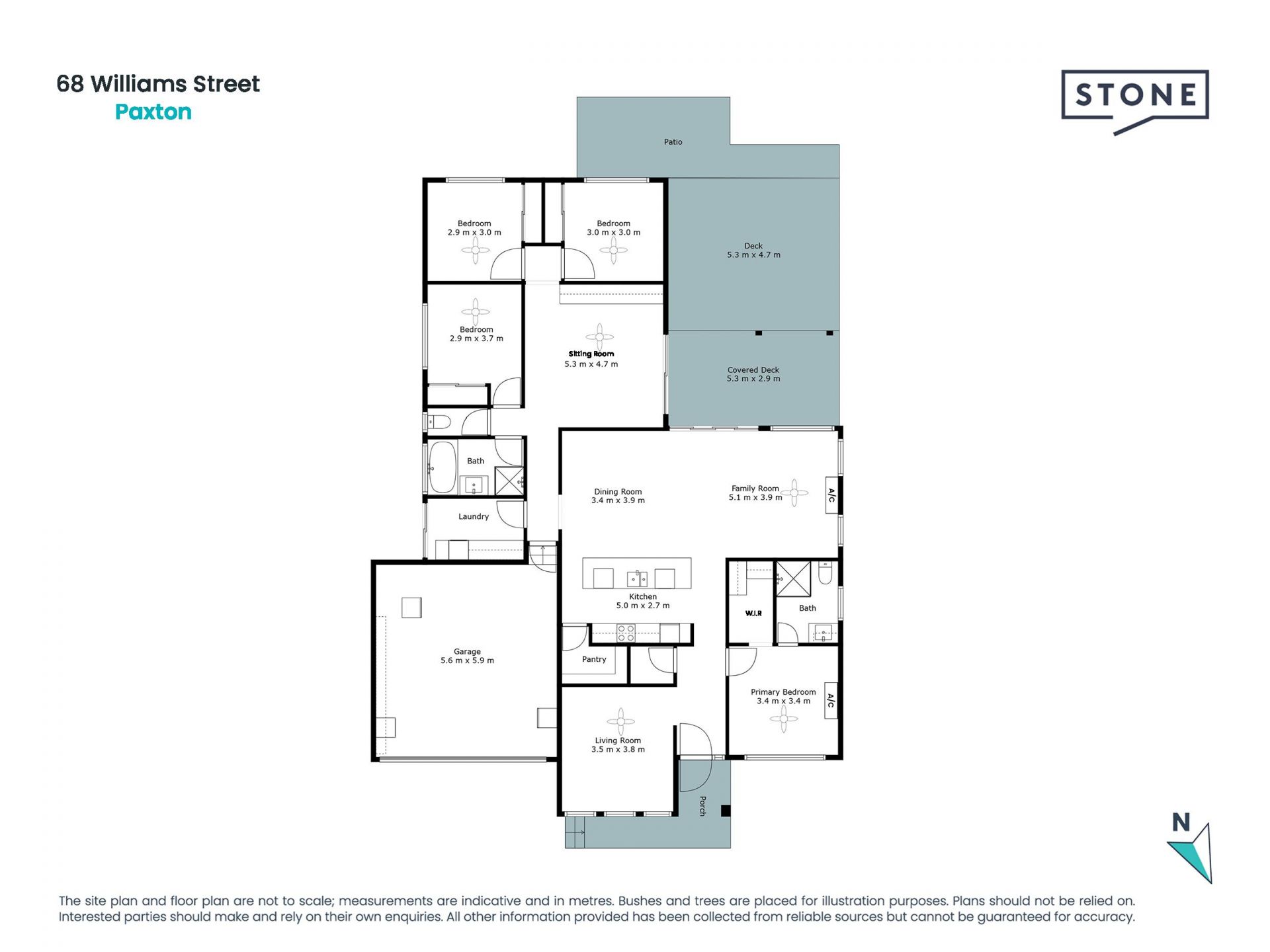 Spacious Interior and Corner Block!